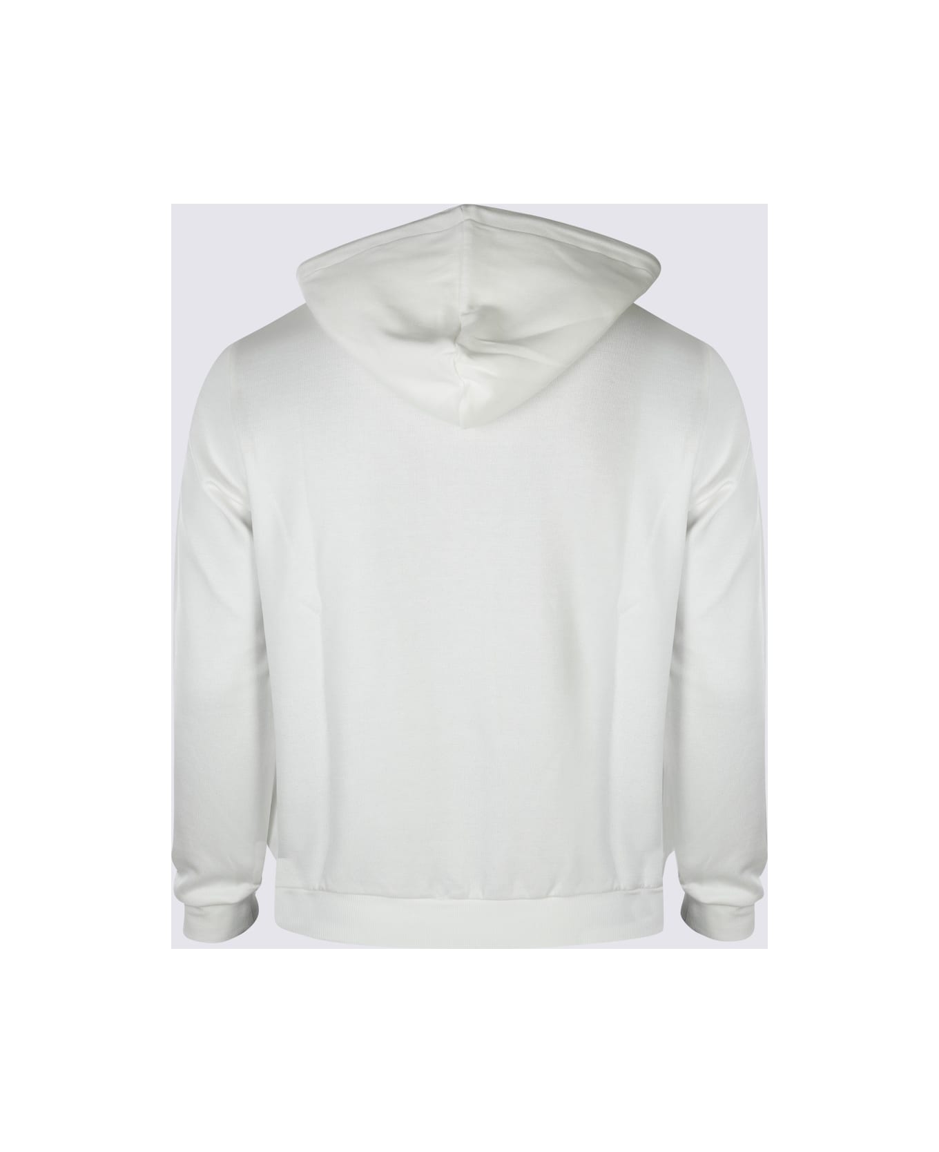 Eleventy White Cotton Sweatshirt