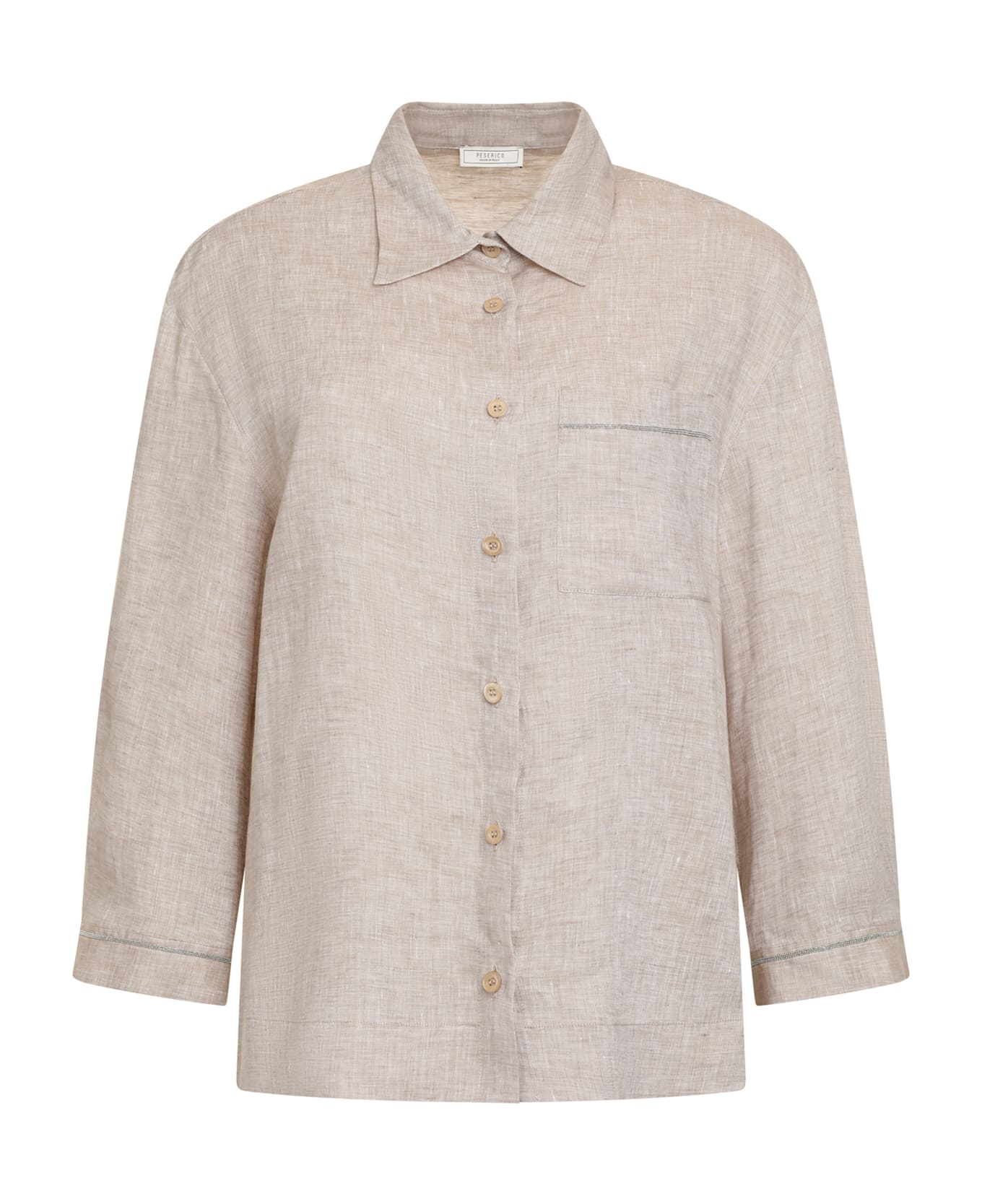 Peserico Linen Shirt - Ecru