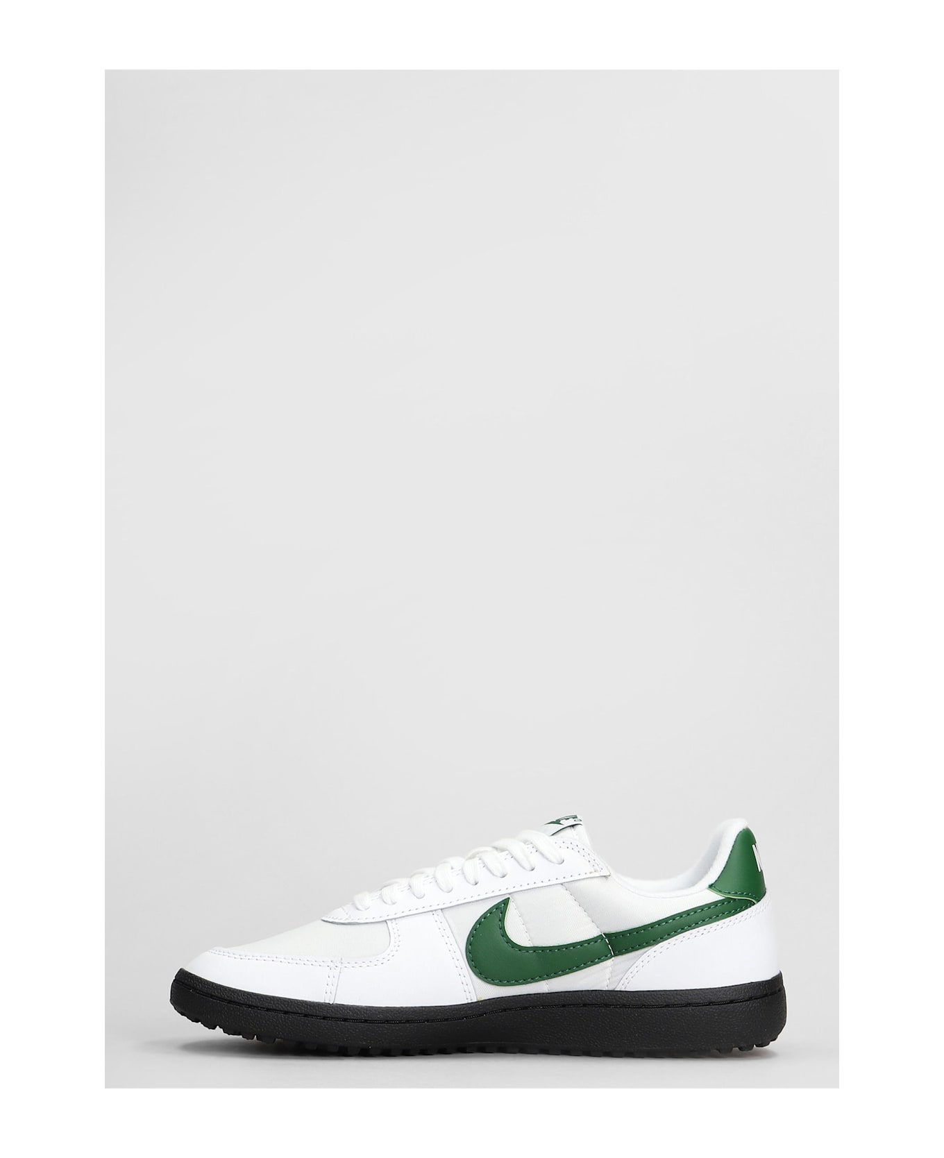 Nike Field General 82 Sneakers In White Leather And Fabric - white