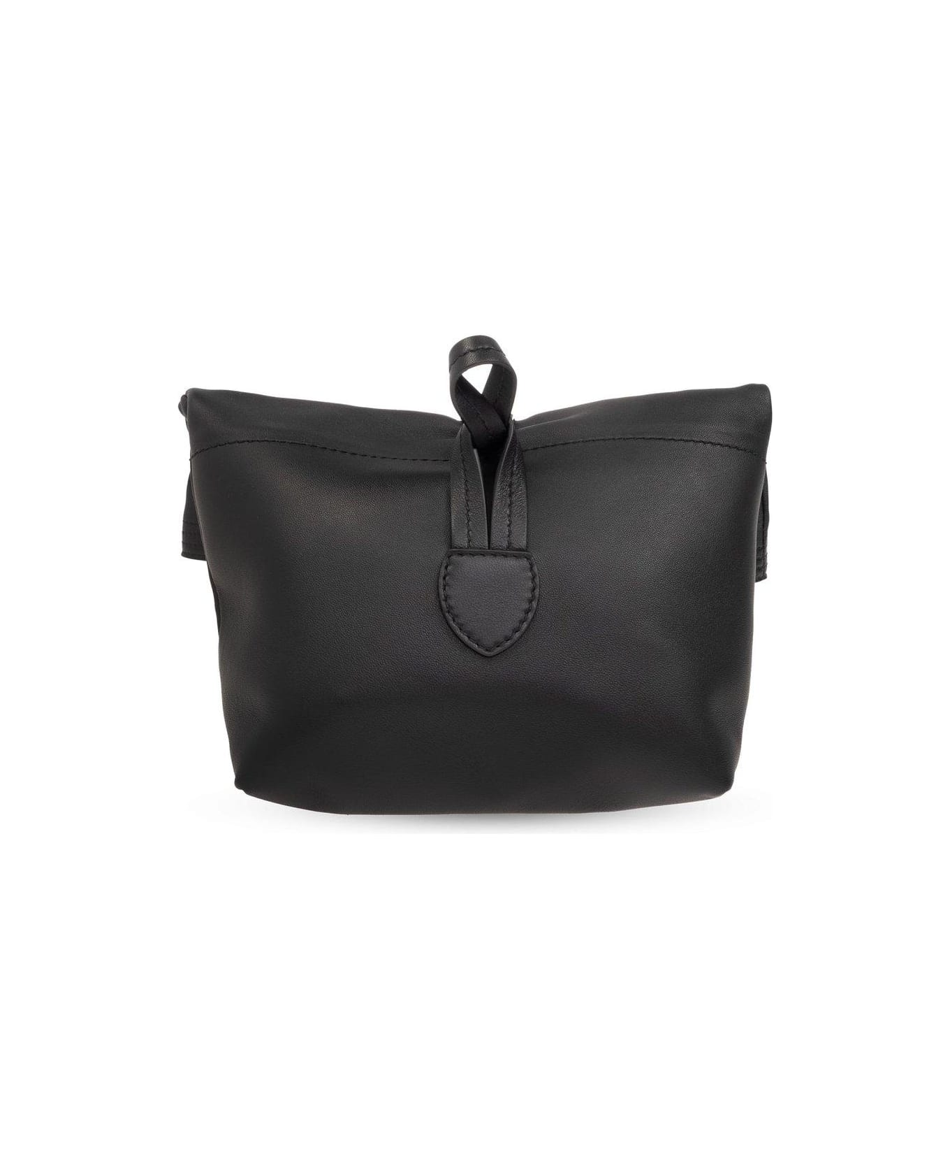 Maison Margiela Roll-top Handbag - BLACK