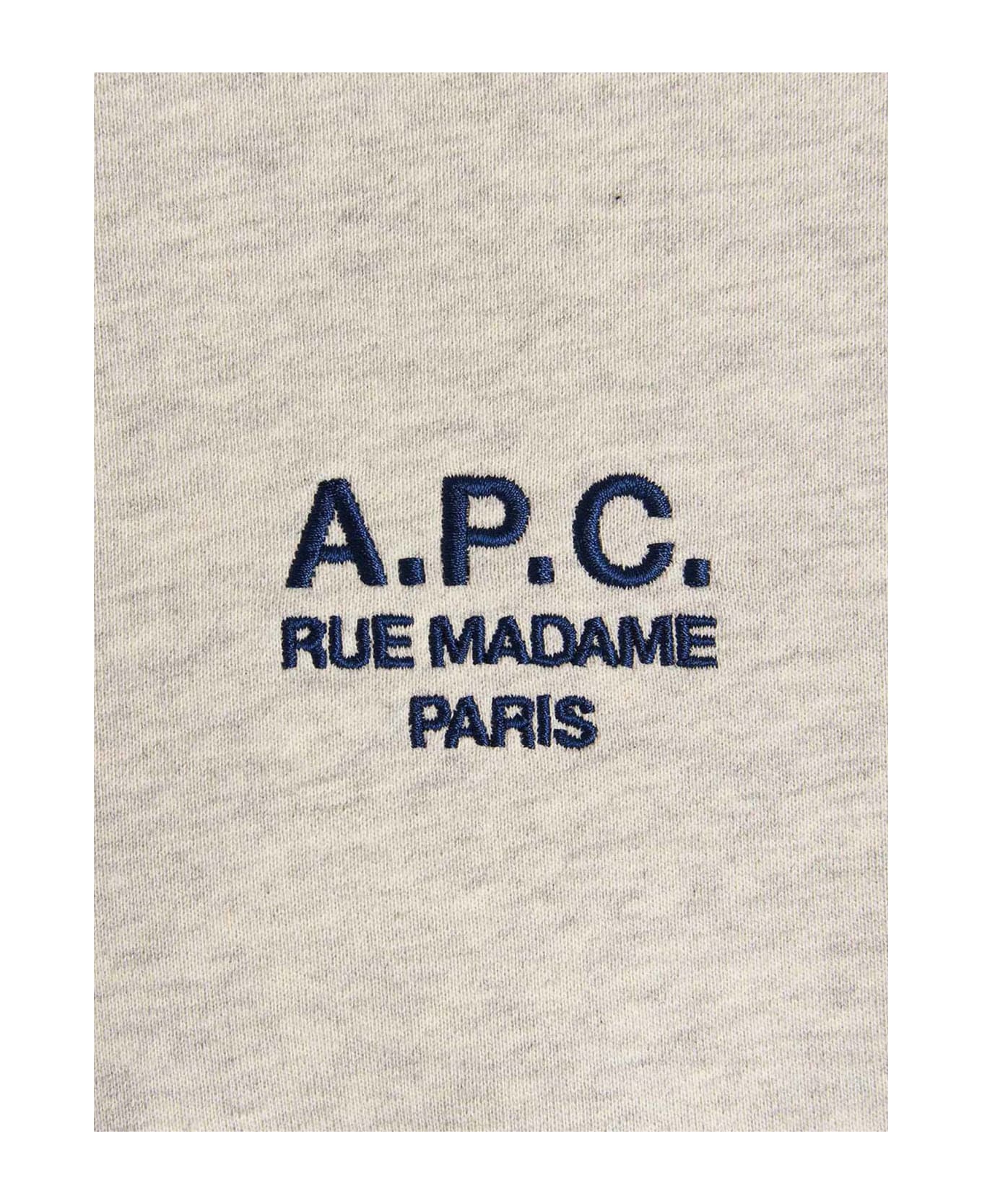 A.P.C. Raymond Cotton Crew-neck T-shirt - Grey