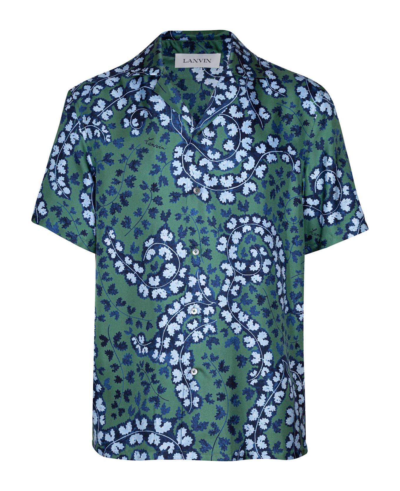 Lanvin Silk Shirt With Floral Print - Meleze