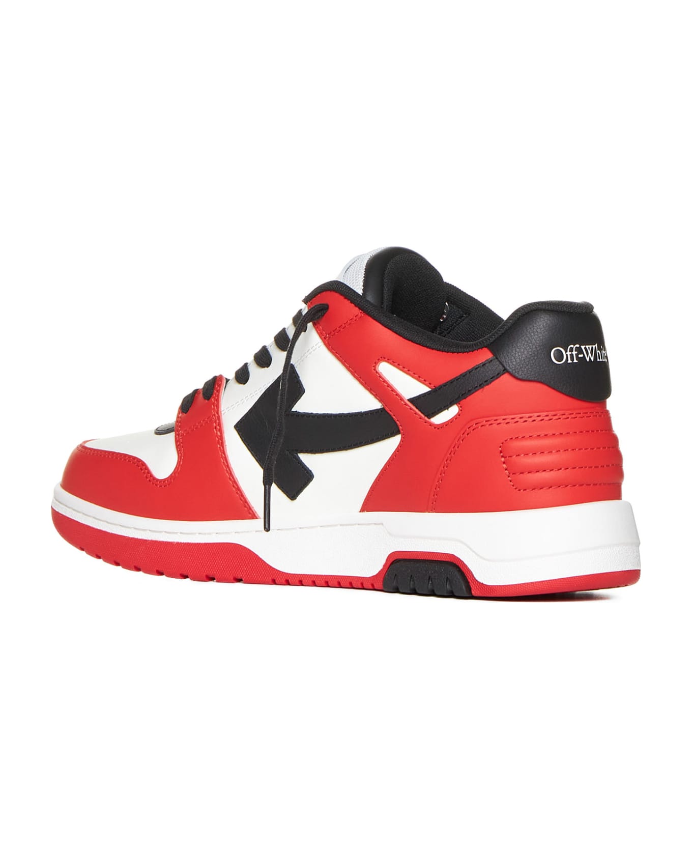 Off-White Out Of Office Low Top Sneakers - Red black