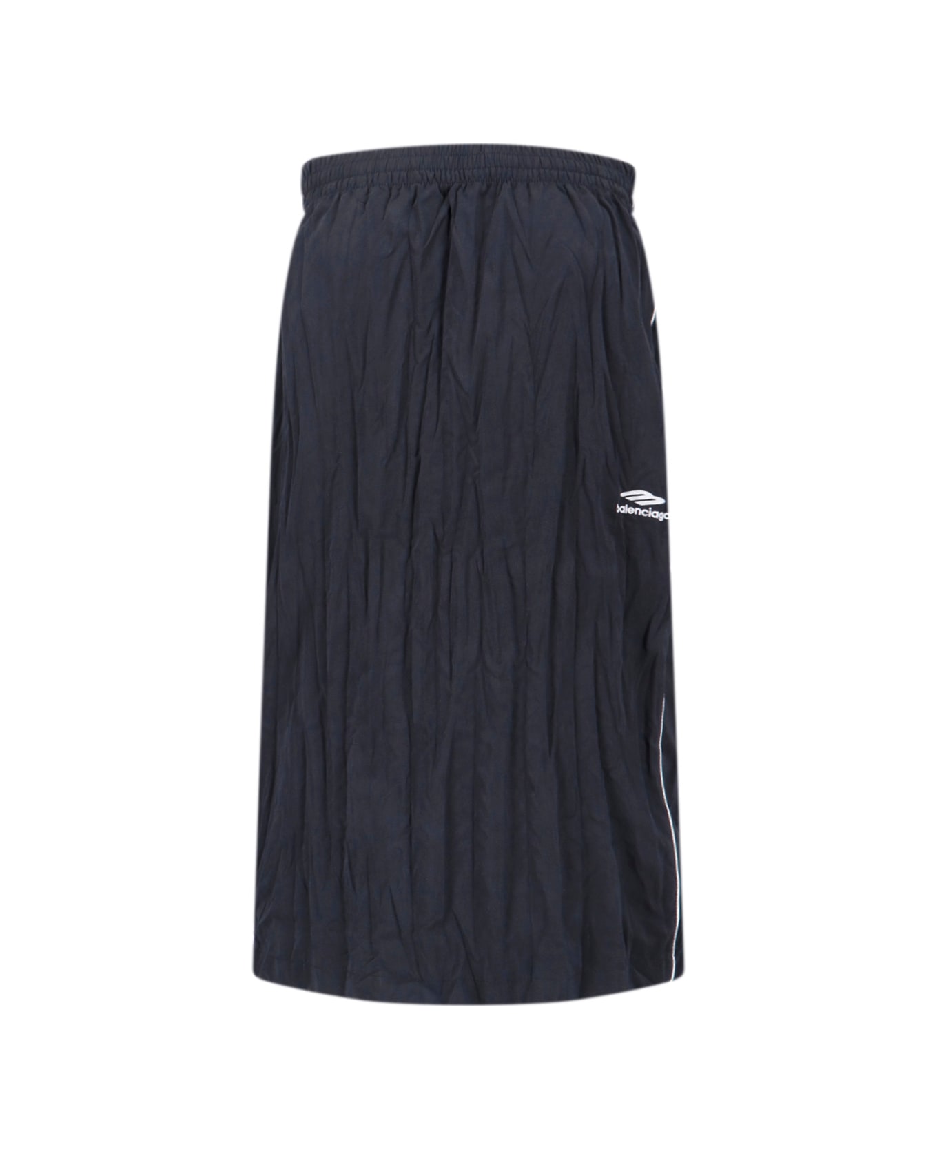 Balenciaga Logo Midi Dress - Black  