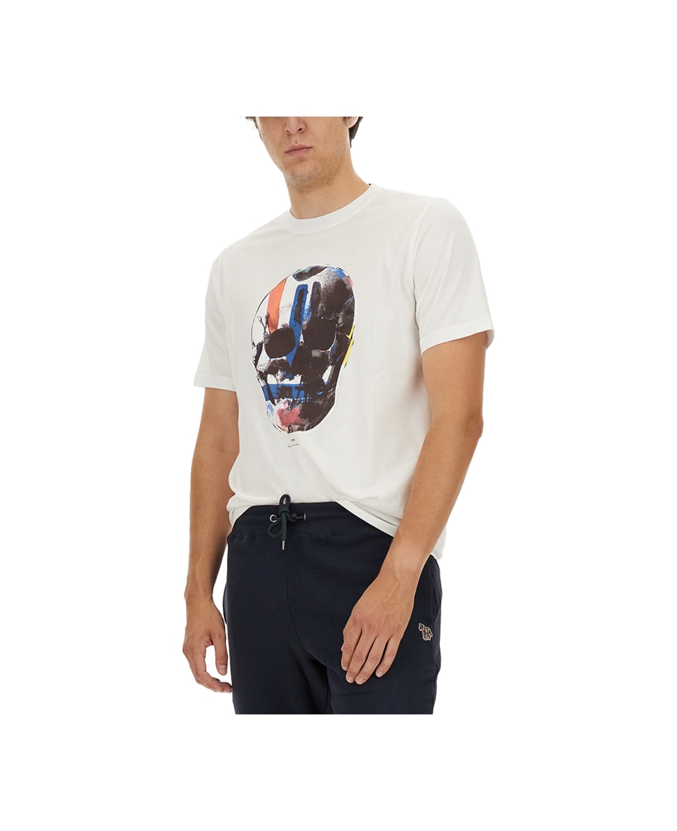 PS by Paul Smith Skull T-shirt - WHITE