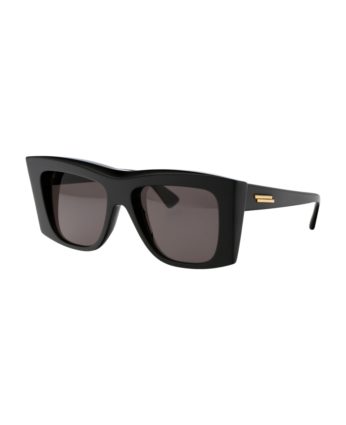 Bottega Veneta Eyewear Bv1270s Sunglasses - 001 BLACK BLACK GREY