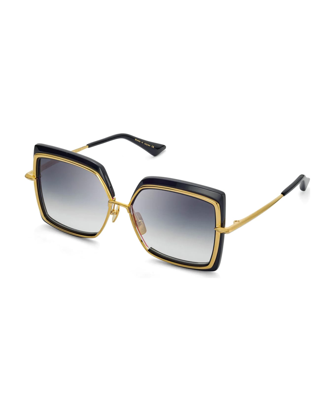 Dita DTS503/58/01 NARCISSUS Sunglasses - Black Yellow Gold サングラス