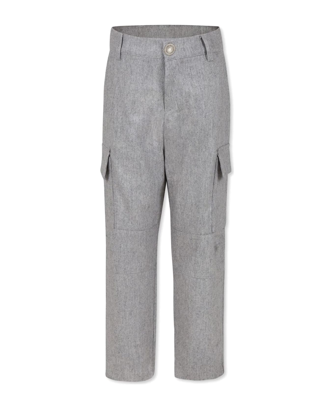 Eleventy Trousers Grey - Grey