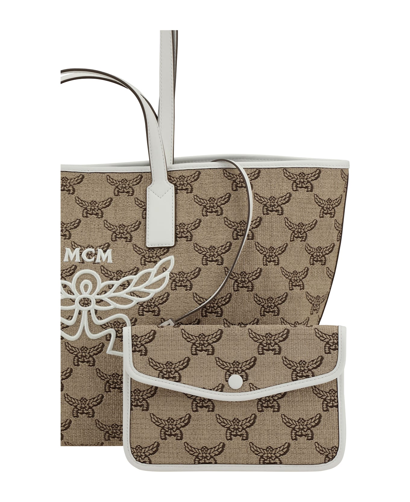 MCM Medium Himmel Tote Bag