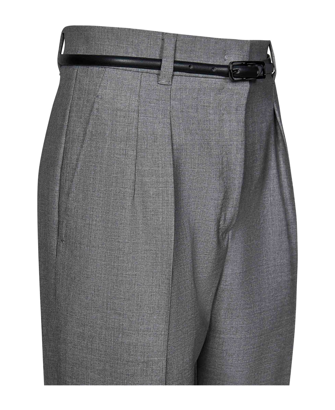 Max Mara Maxmara Studio Prosit Trousers - Grey ボトムス