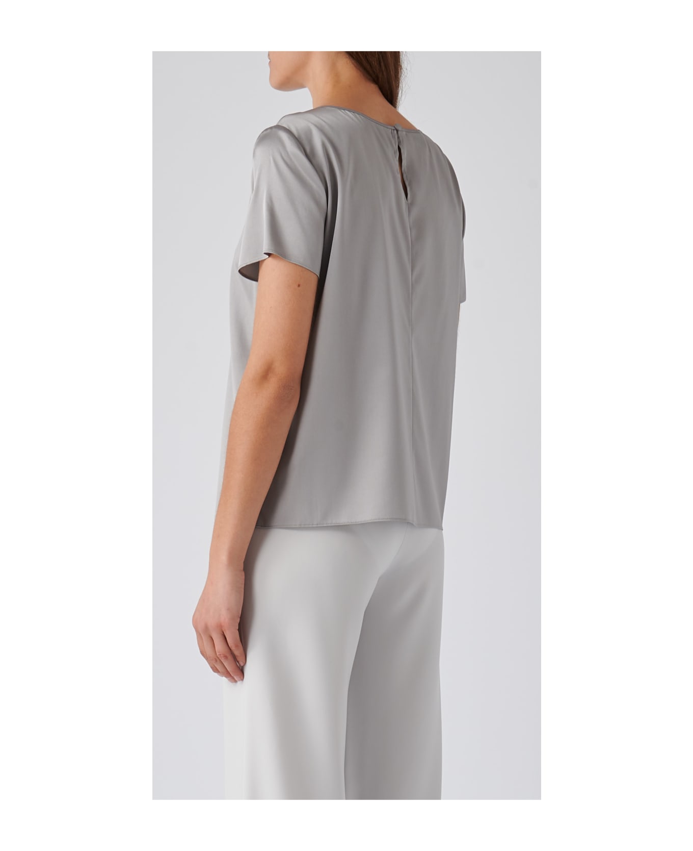 Emporio Armani Silk Top-wear - PERLA Tシャツ