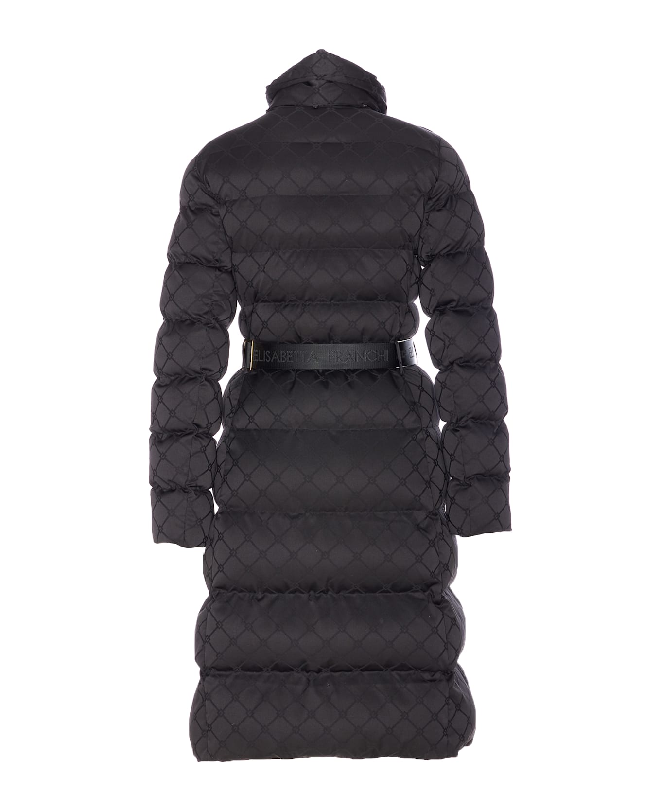 Elisabetta Franchi Padded Coat - Black