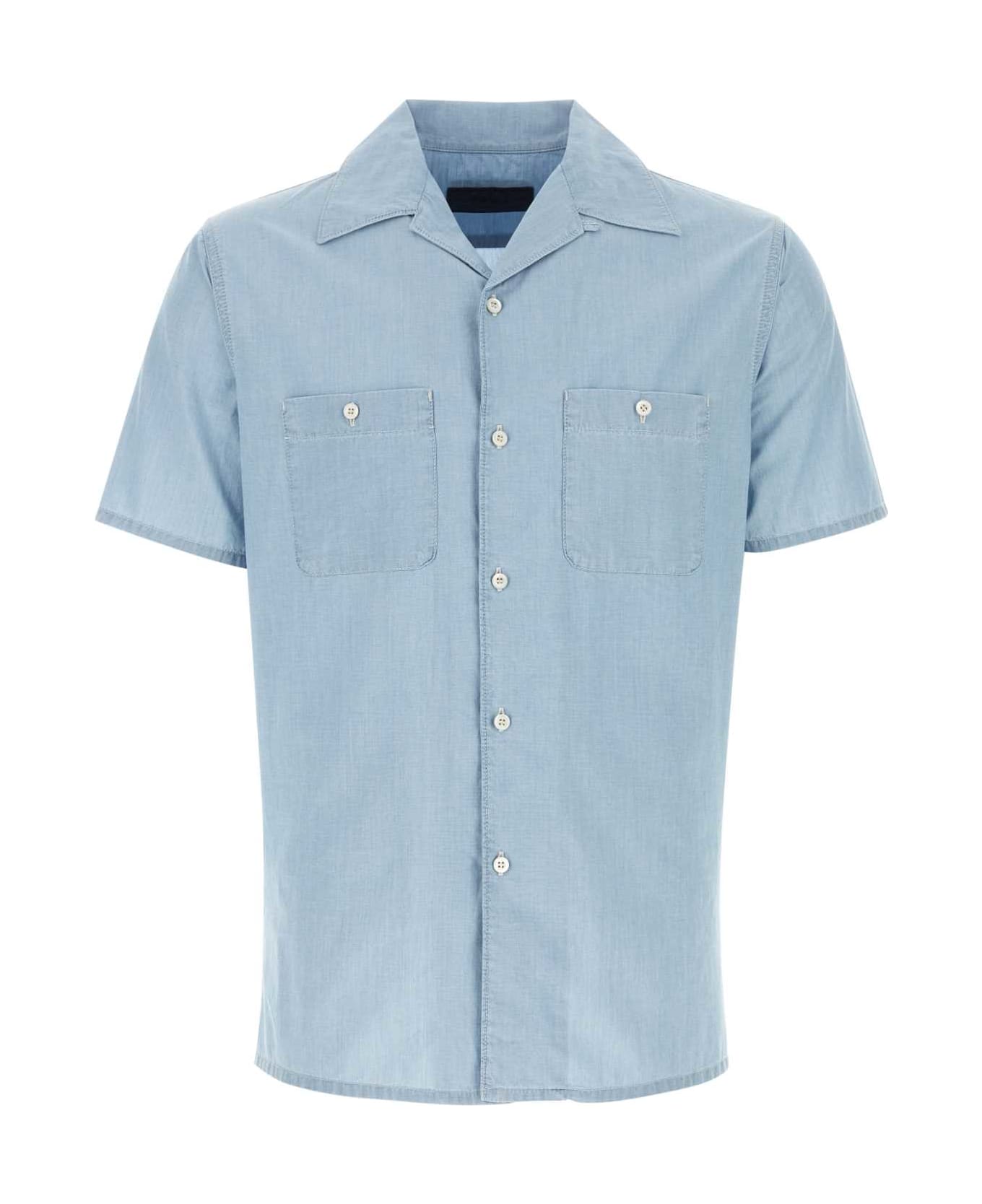 Prada Light-blue Cotton Shirt - SKY