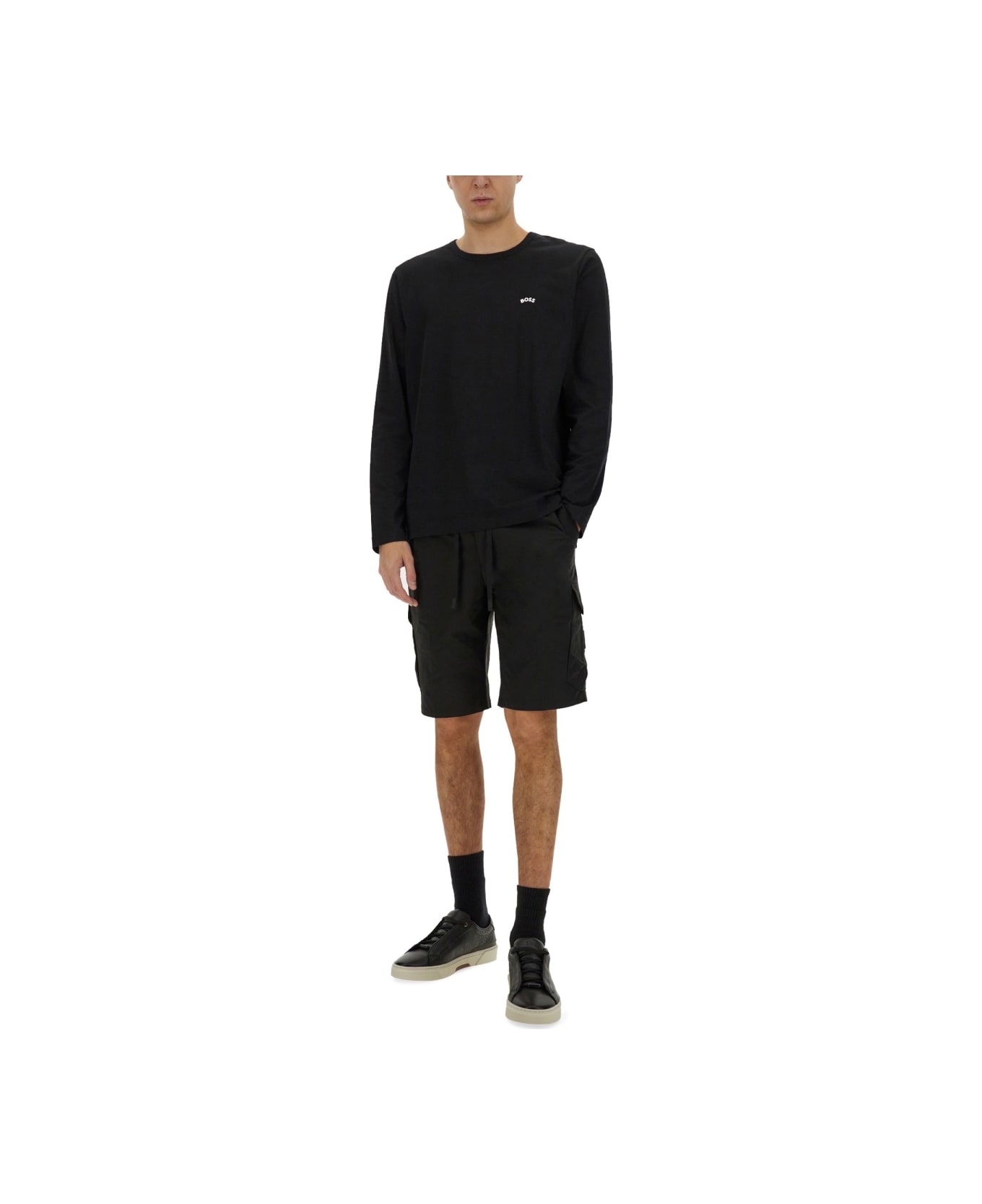 Hugo Boss Cargo "urbanex" Shorts - BLACK