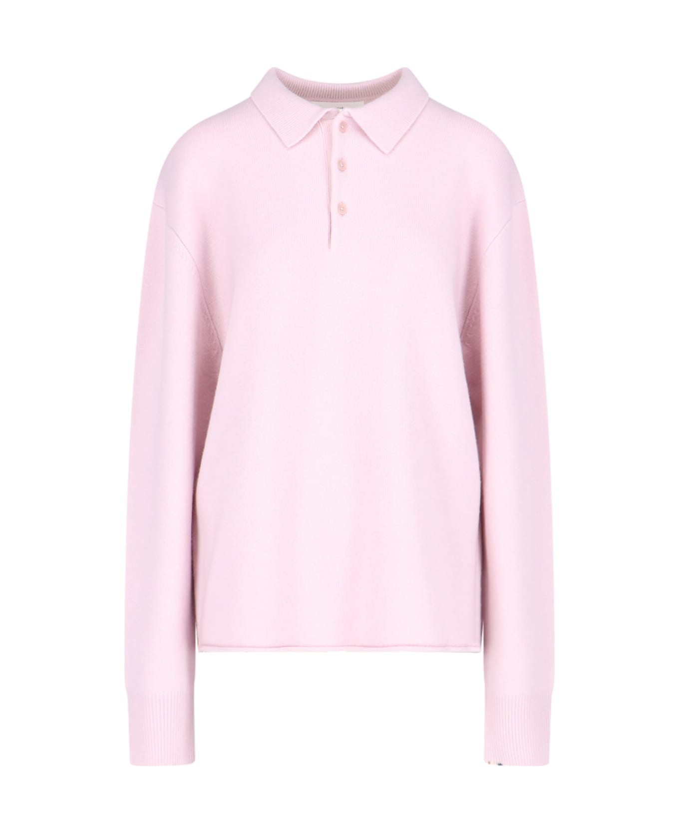 Extreme Cashmere 'marybone' Polo Sweater - Pink