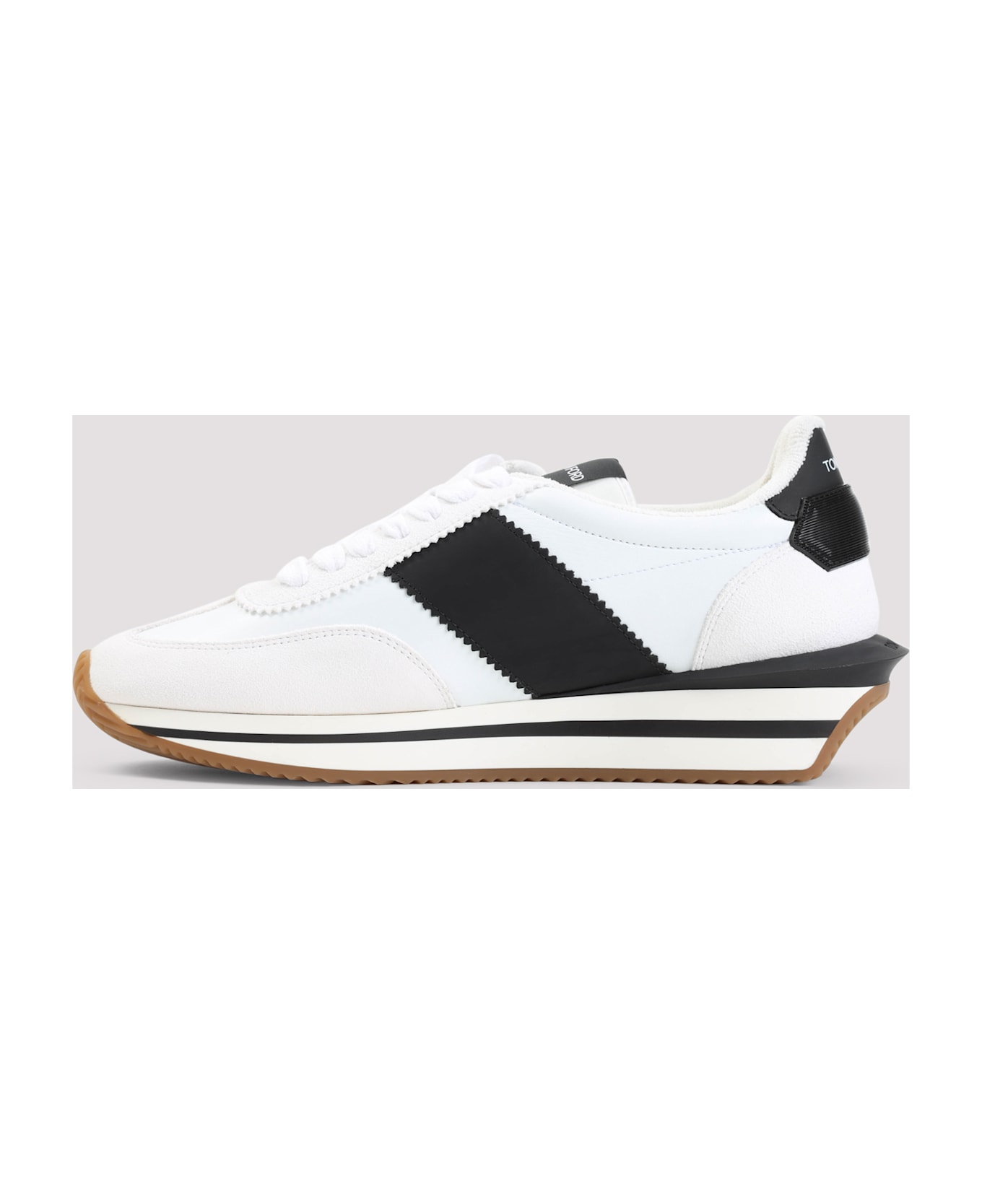 Tom Ford James Leather Low-top Sneakers - White