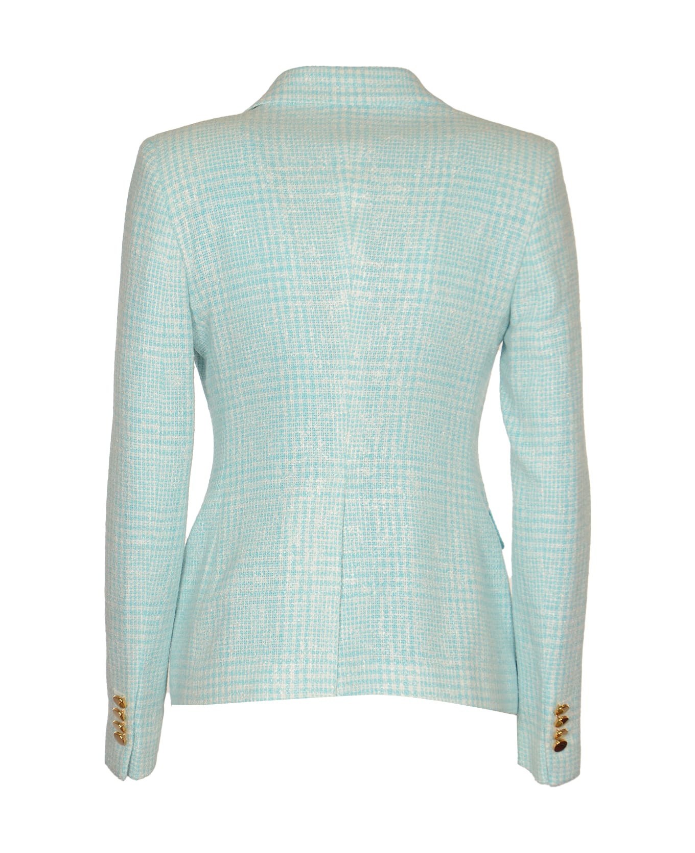 Tagliatore Double-breasted Fitted Blazer - Light Blue