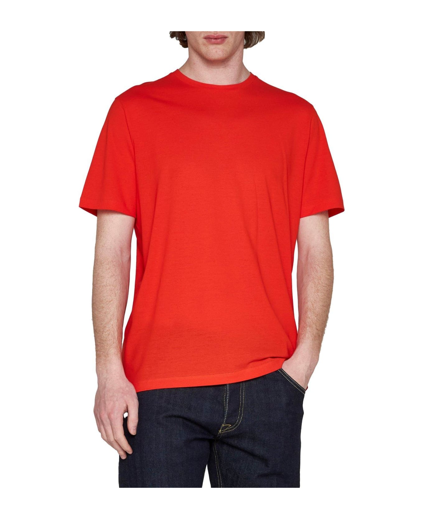 Herno Tshirt Crepe - Orange