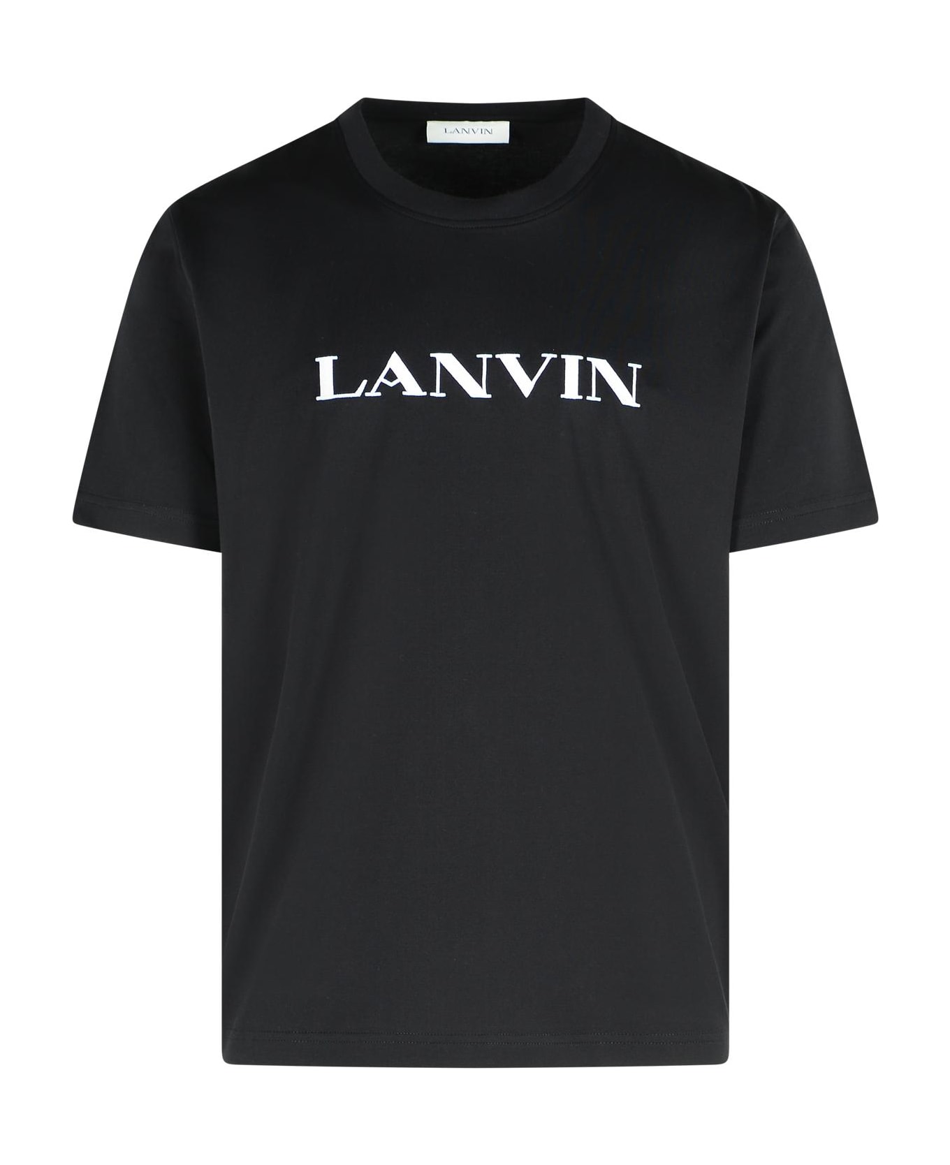 Lanvin Black Cotton T-shirt - BLACK