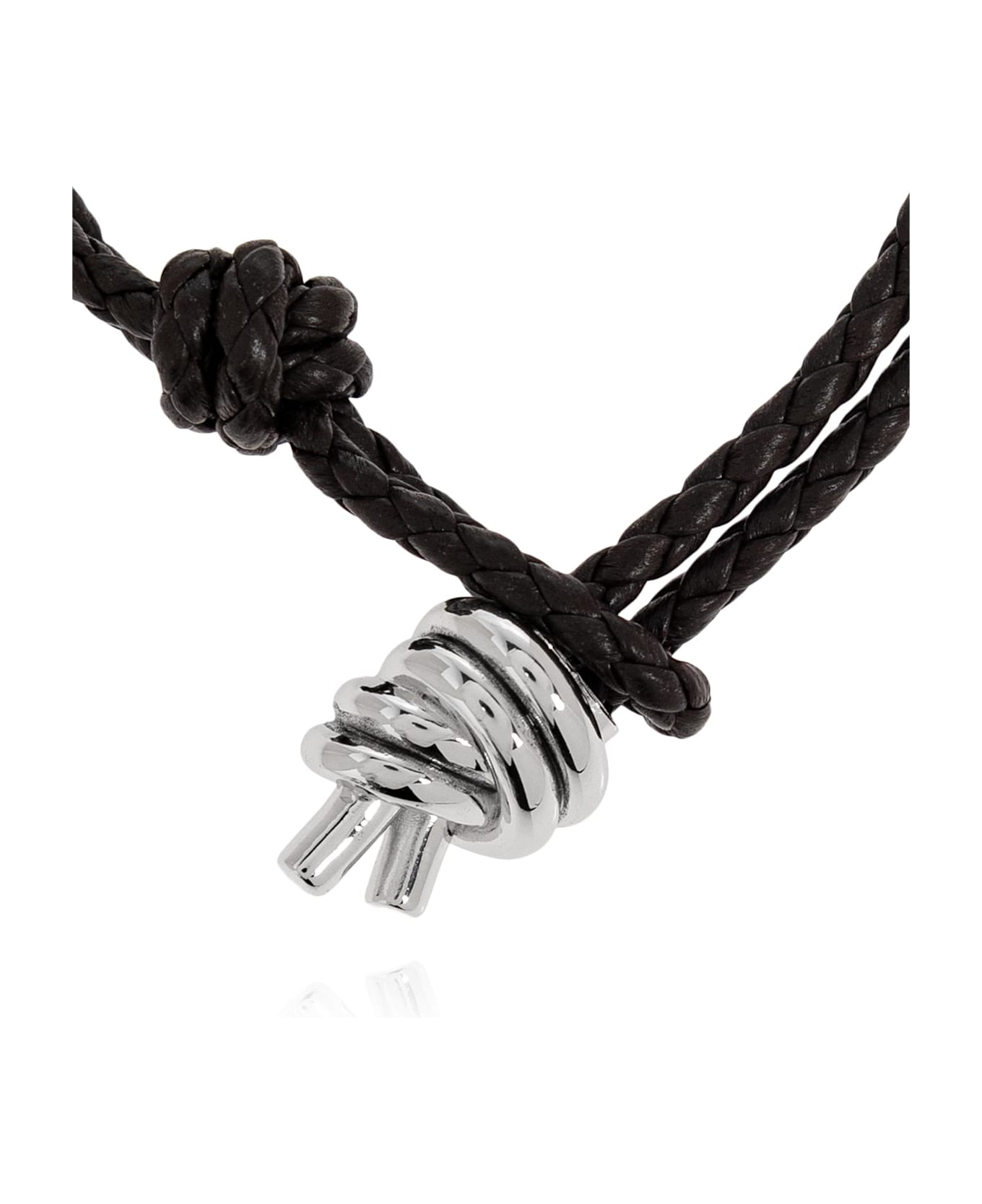 Bottega Veneta Leather Bracelet - Black