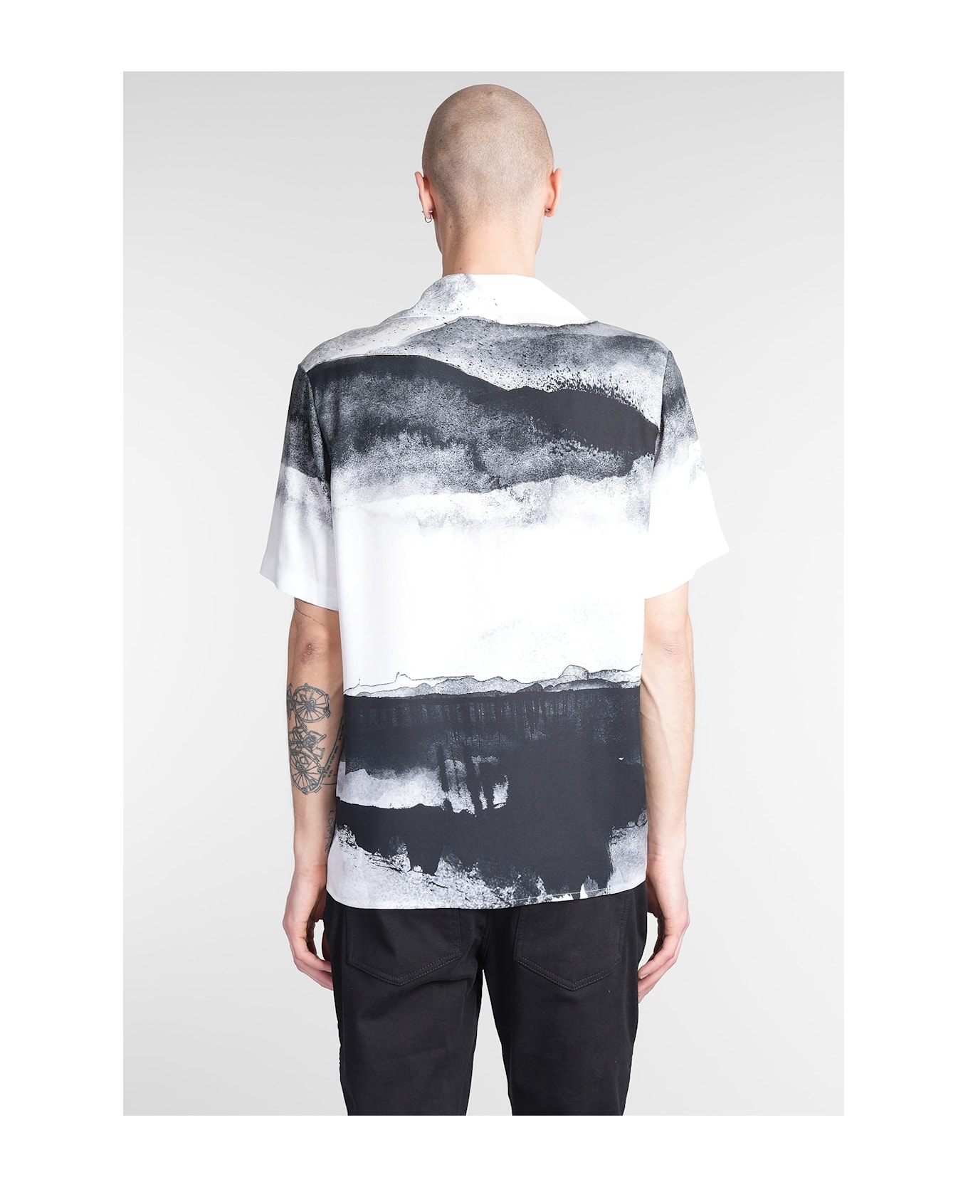 Balmain Shirt In White Viscose - white