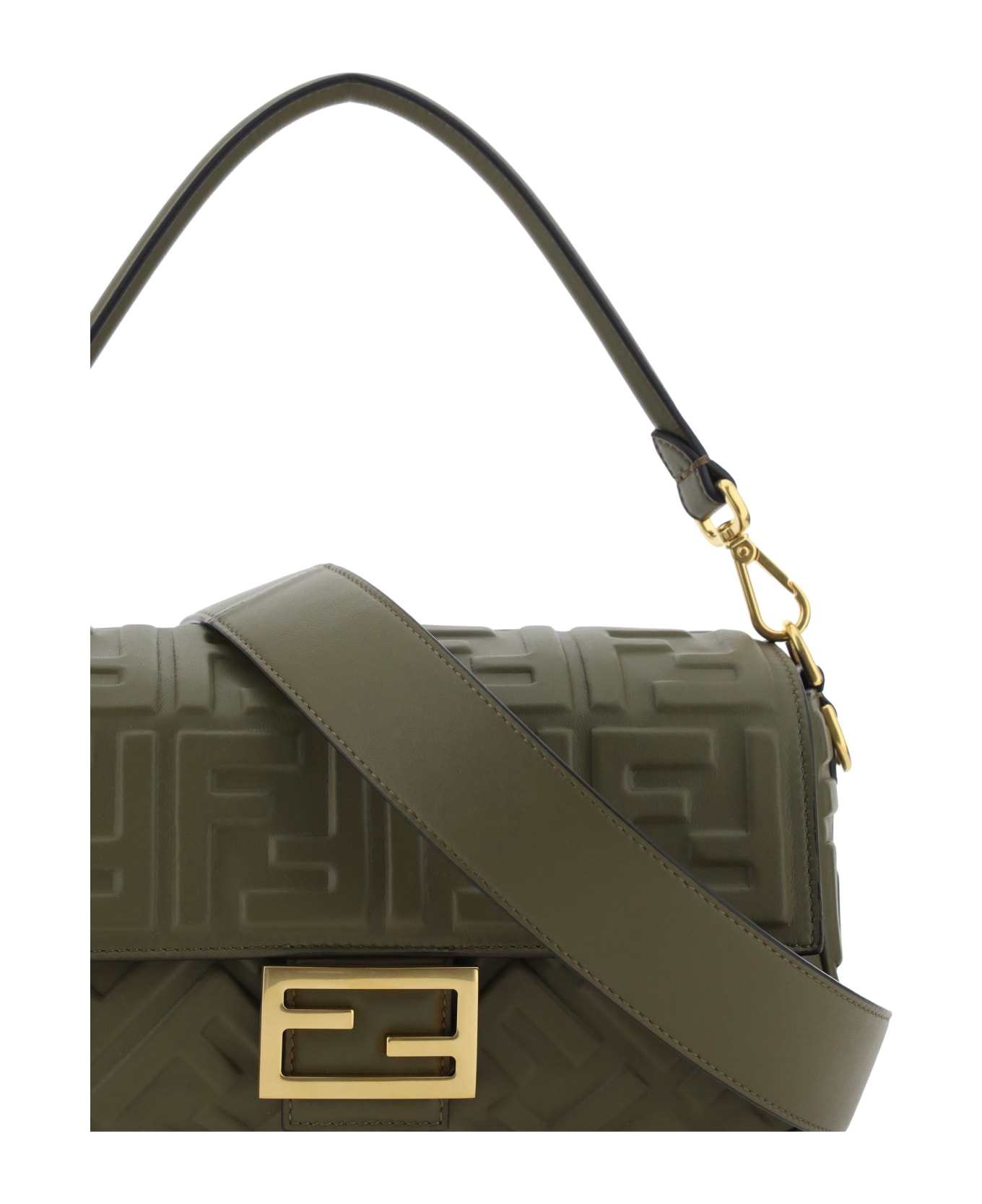 Fendi Baguette Handbag - Avocado+ovibr