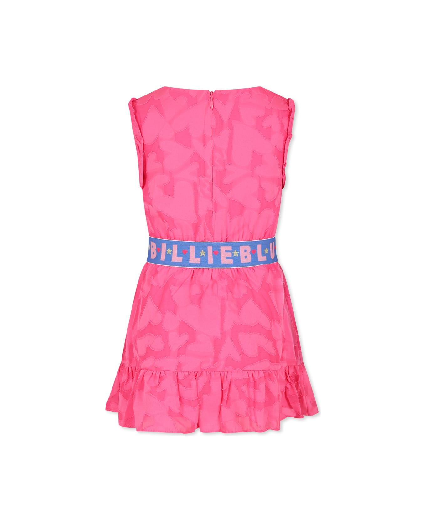 Billieblush Pink Dress For Girl With Hearts - Pink