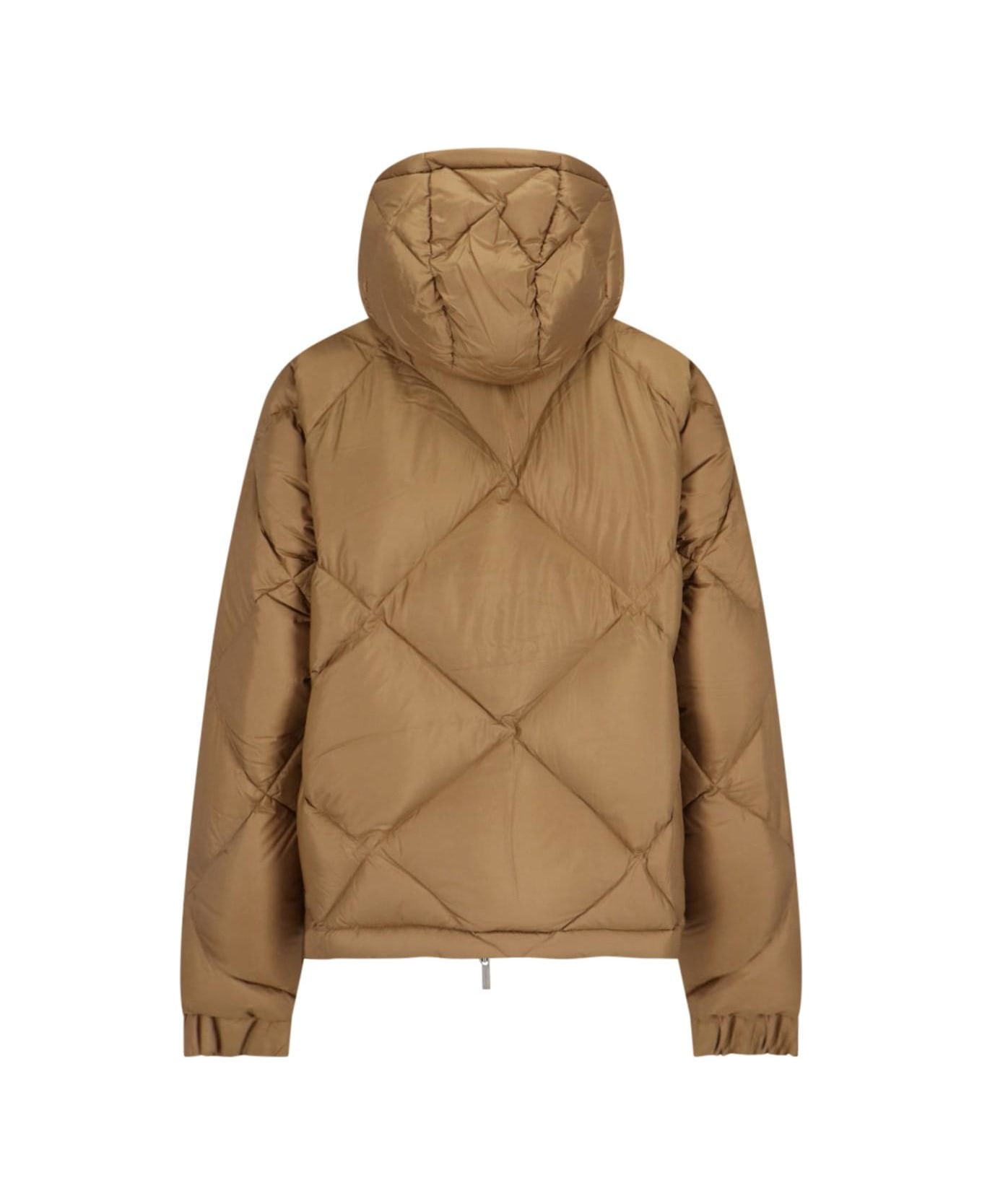 K-Way 
quill Super Light
 Hooded Down Jacket - Brown