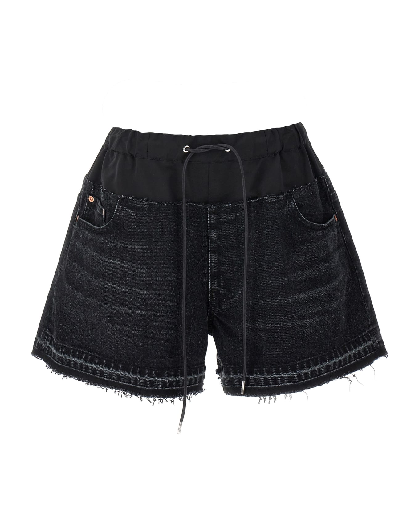 Sacai Denim Shorts - Black   ショートパンツ