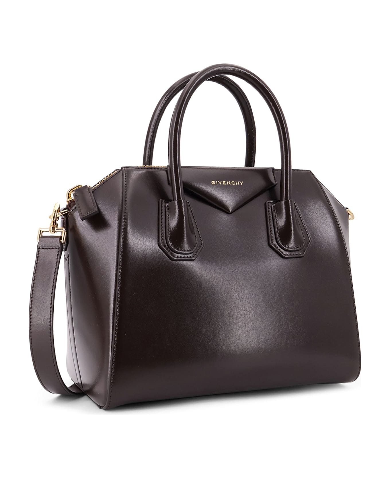 Givenchy Antigona Small Leather Bag - Brown