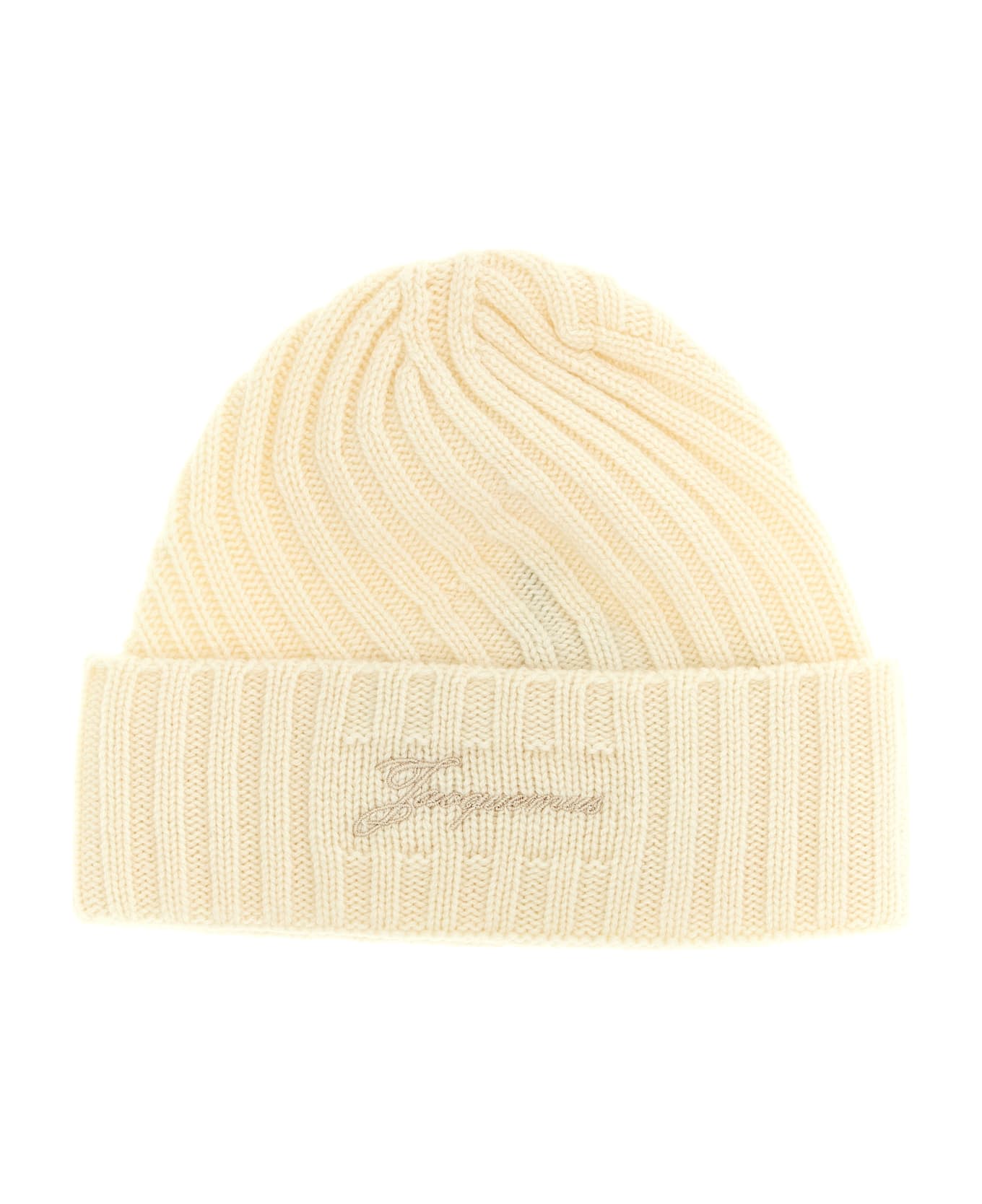 Jacquemus 
le Bonnet Tourni
 Cap - White