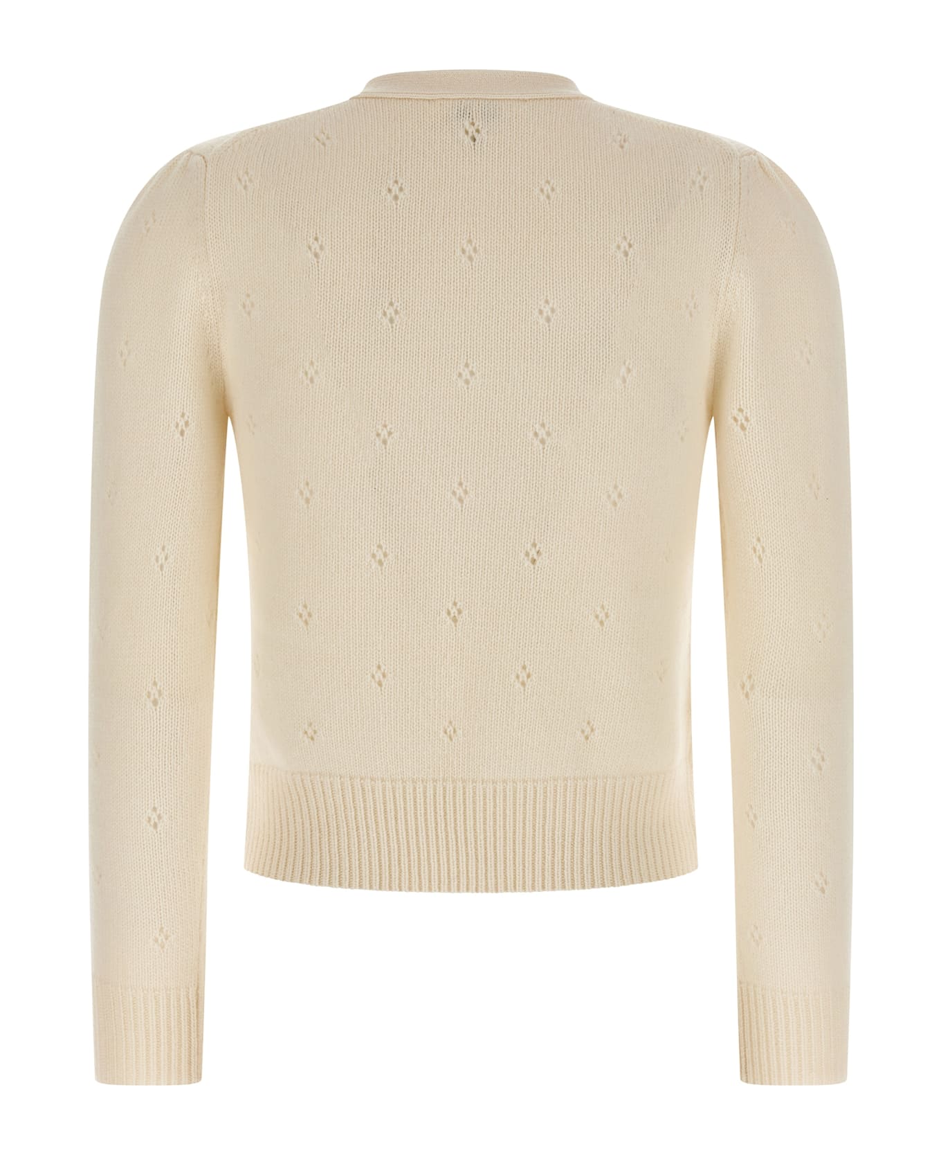 Chloé Jacquard Logo Sweater - White