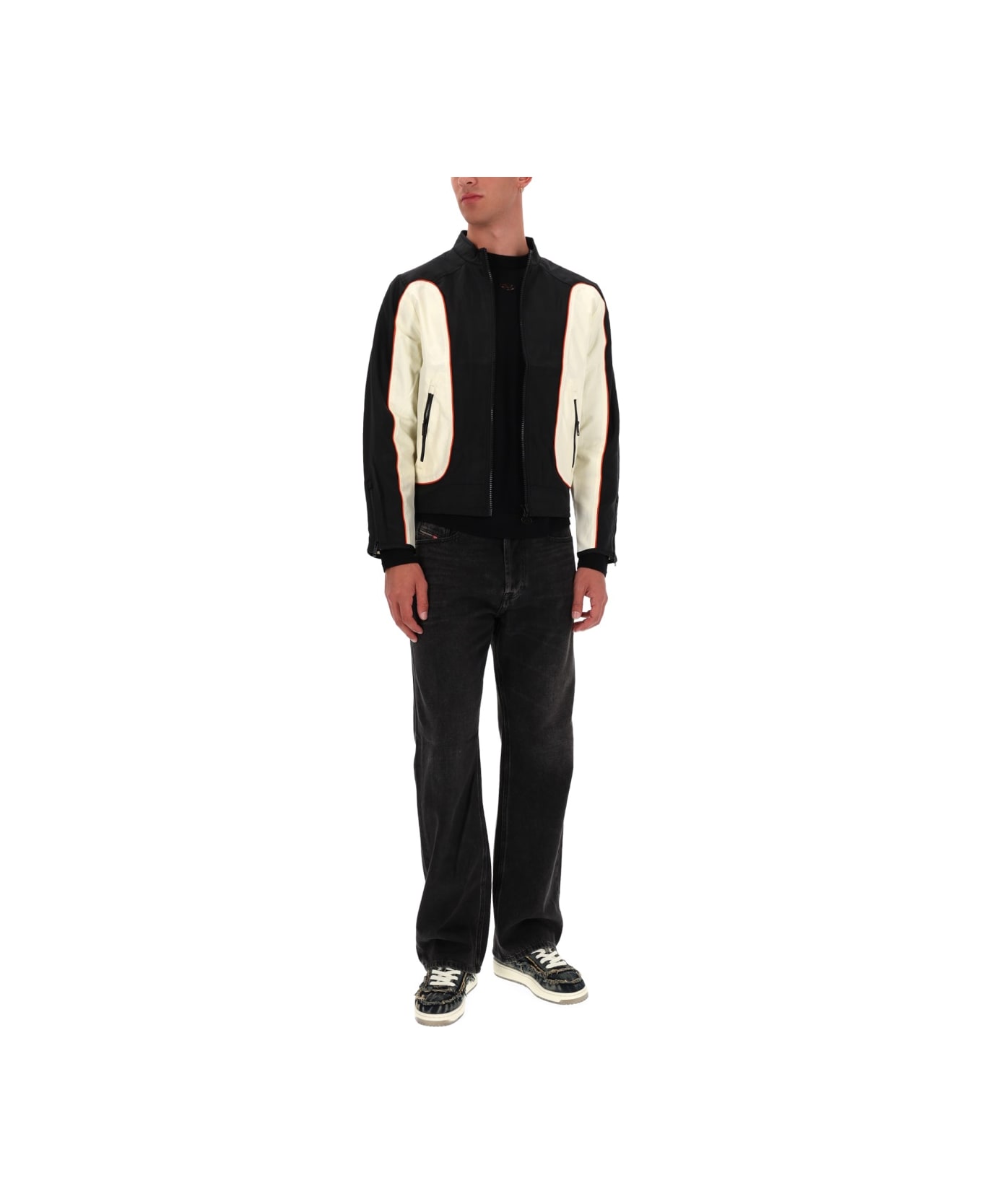 Diesel "j-blink-wrd" Jacket - BLACK