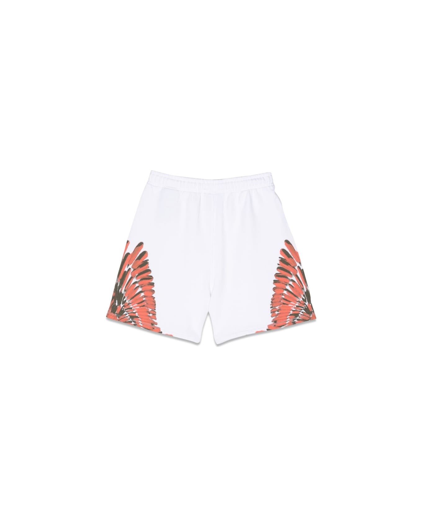 Marcelo Burlon Wings Sweatshorts - WHITE