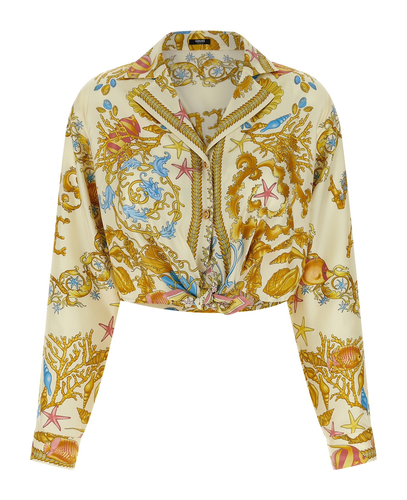 Versace 
underwater Barocco
 Shirt - Gold