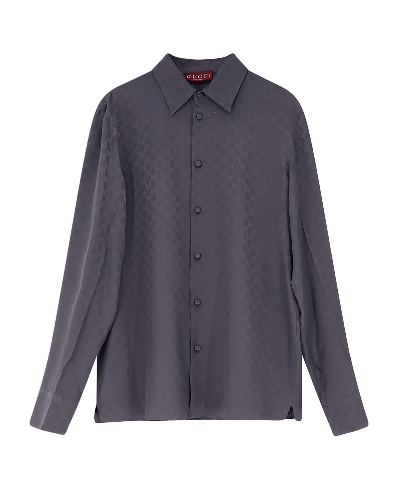 Gucci Gg Jacquard Silk Shirt - ROCK
