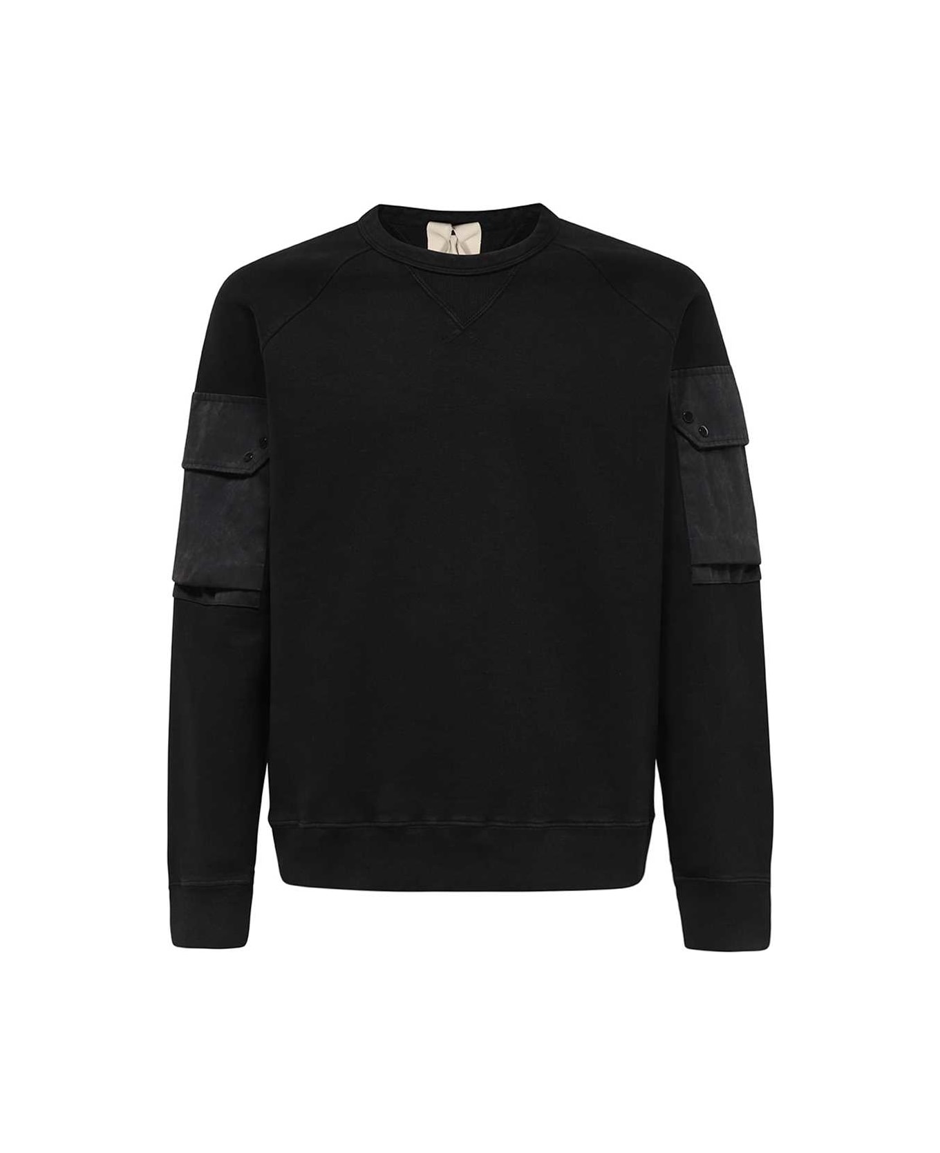 Ten C Cotton Sweatshirt - black