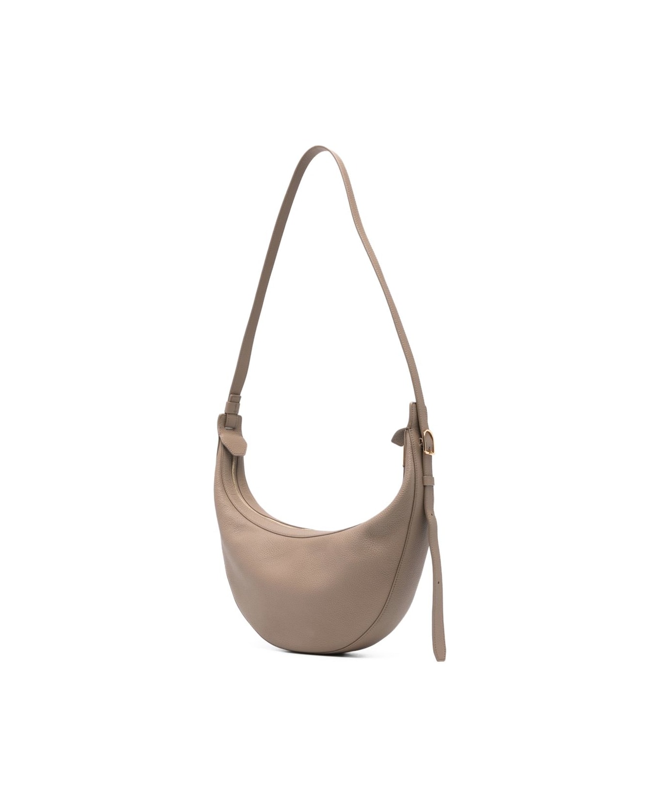 Khaite Augustina Small Leather Crossbody Bag - Marrone chiaro