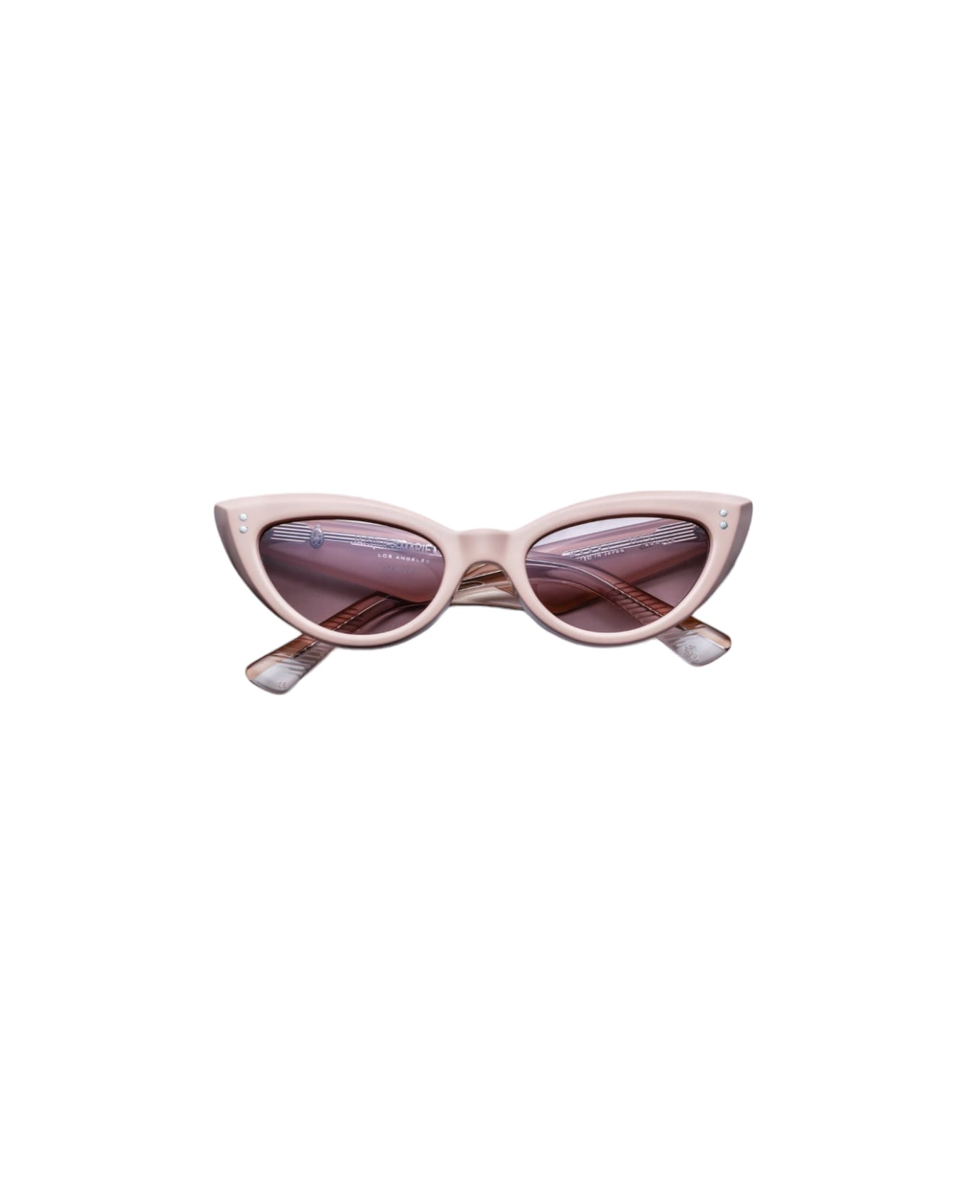 Jacques Marie Mage Heart - Nude Light Pink Sunglasses