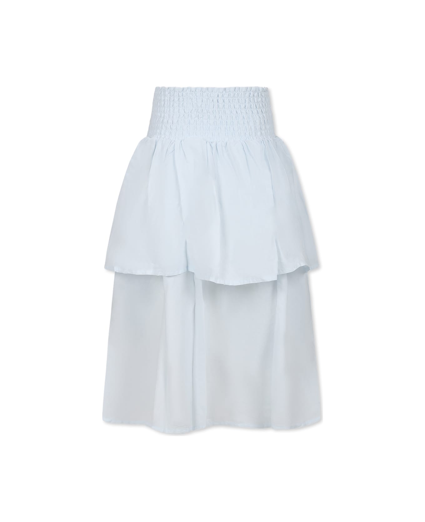 Molo Light Blue Skirt For Girl - Light Blue