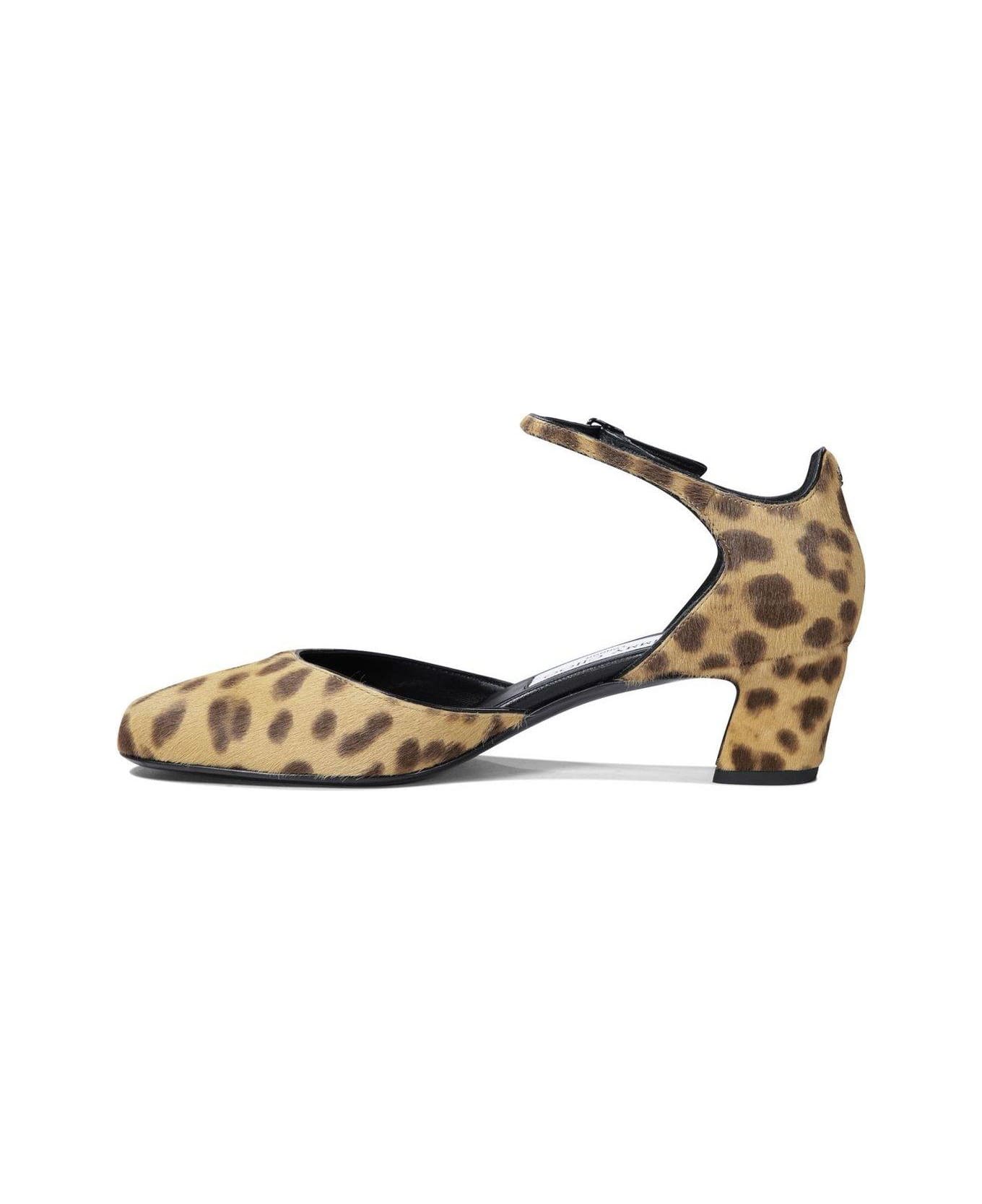Jimmy Choo Pixie Ankle-strap Mary Janes Pumpms - Brown