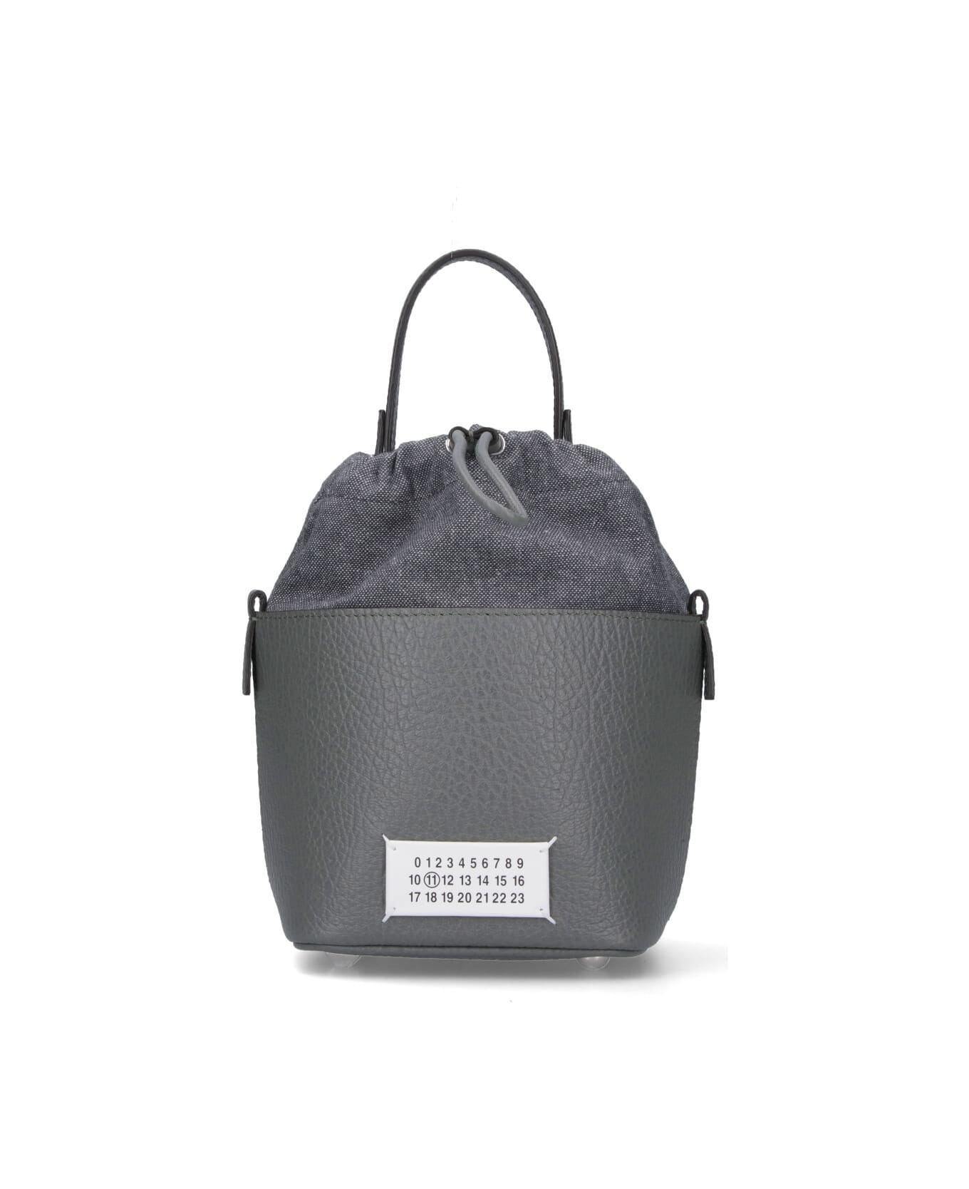 Maison Margiela Small Bucket Bag "5ac" - Gray