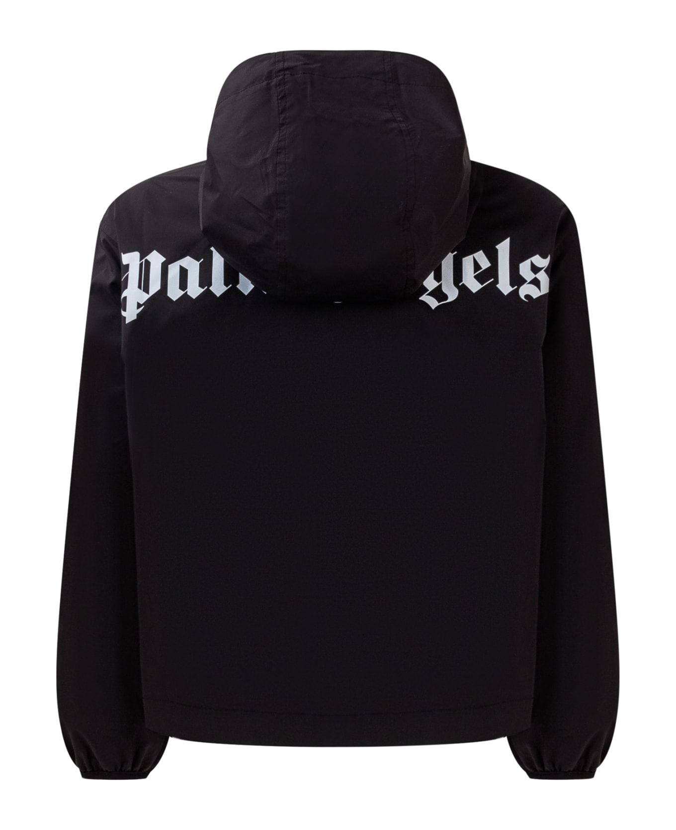 Palm Angels Logo Jacket - BLACK WHITE コート＆ジャケット