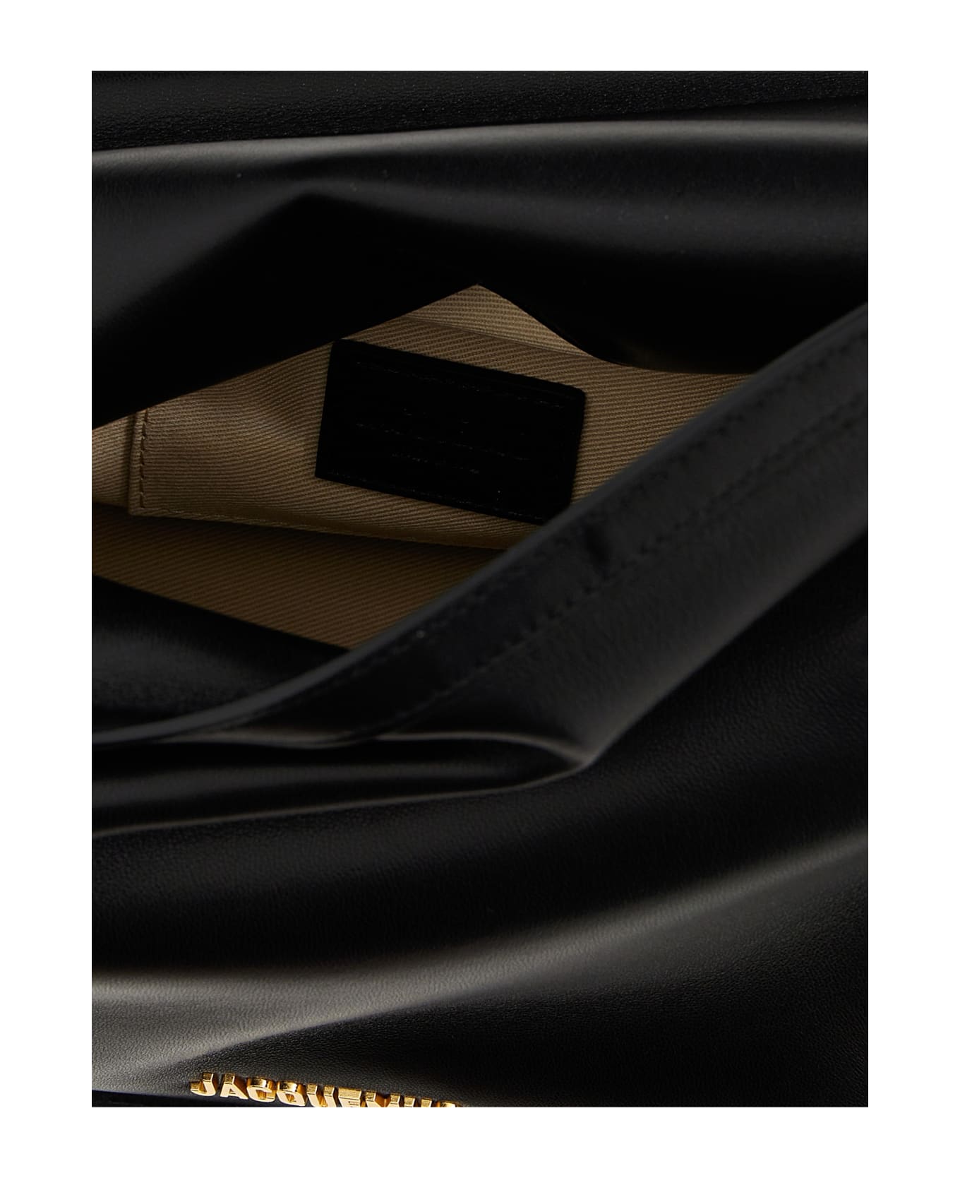 Jacquemus 
la Pochette Rond Carré
 Clutch - Black  