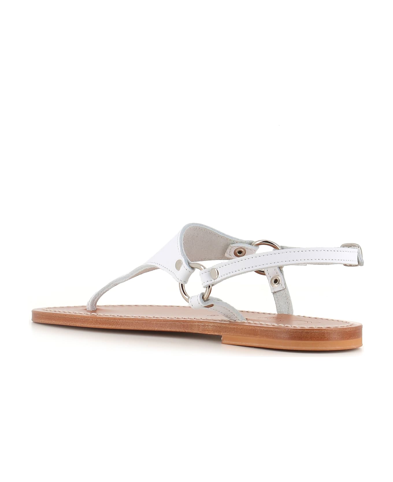 K.Jacques Flip-flop Dionysos Flat - Bianca 