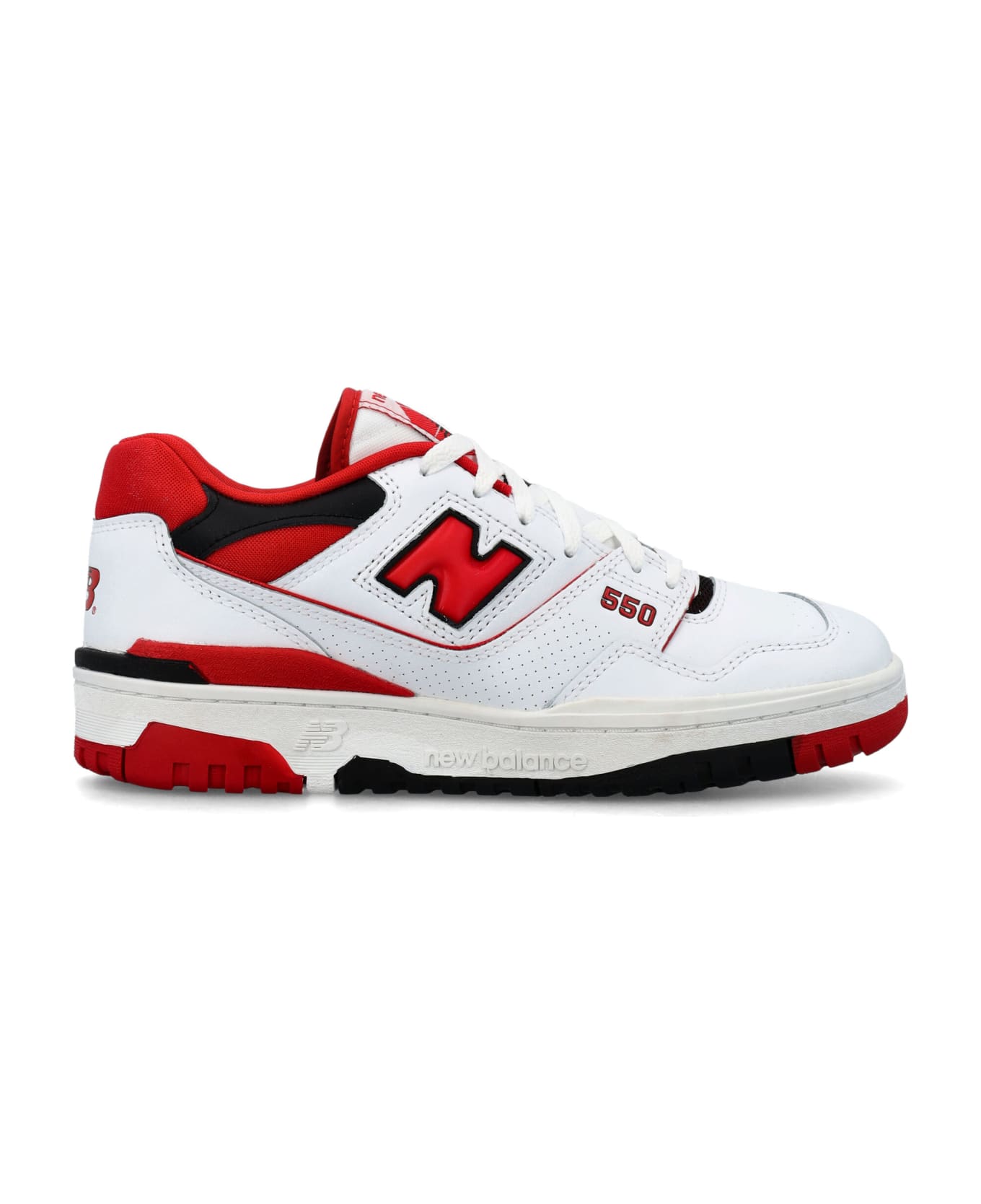 New Balance 550 Low Top Sneakers - WHITE/RED
