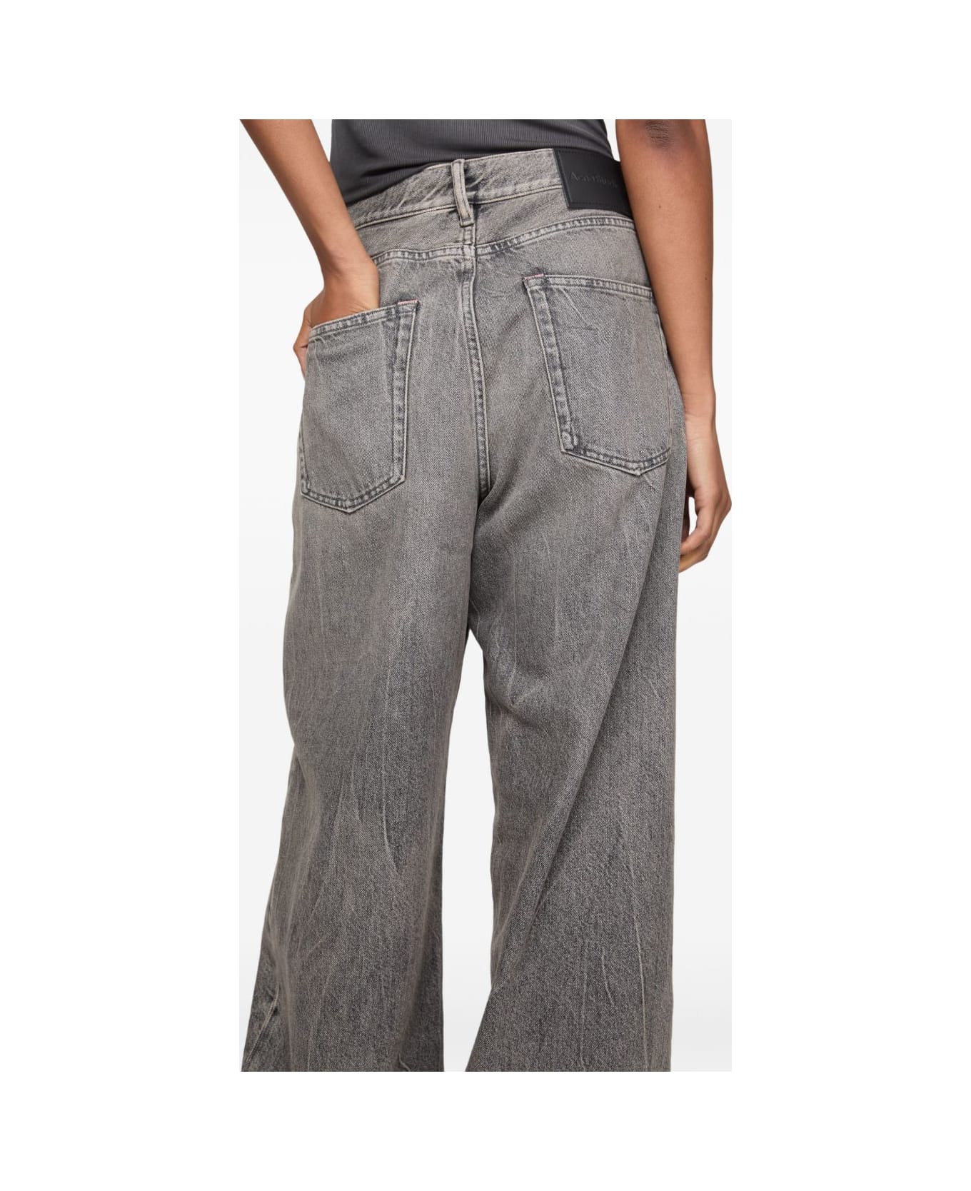 Acne Studios Denim Cotton Jeans - Black