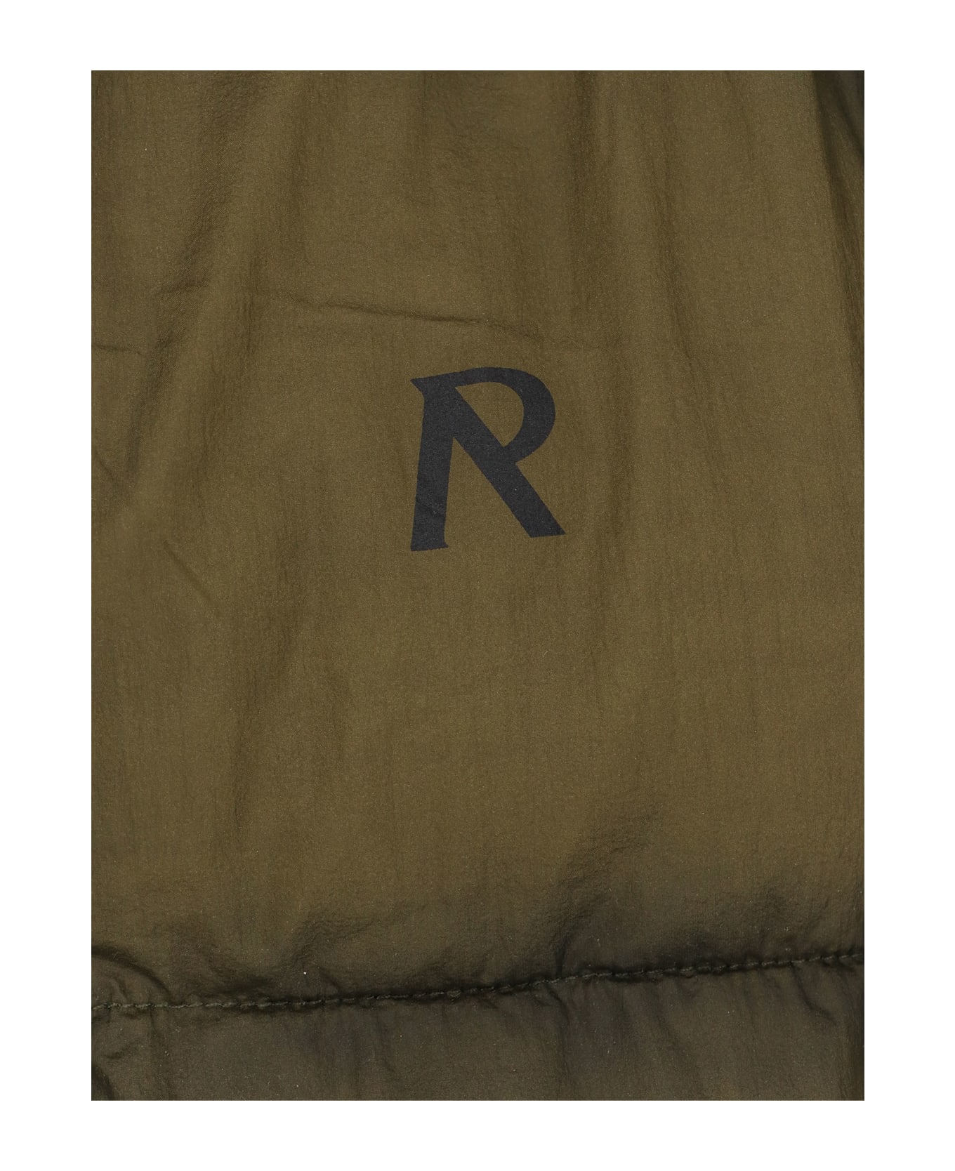 REPRESENT Padded And Quilted Down Jacket - DARK OLIVE