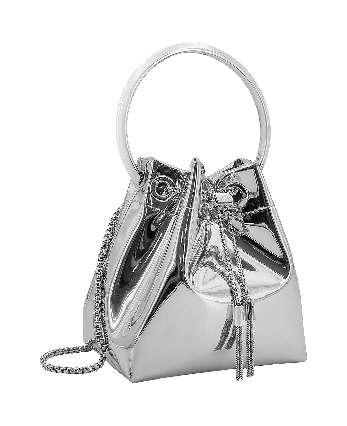 Jimmy Choo Bon Bon Bucket Bag - Grey