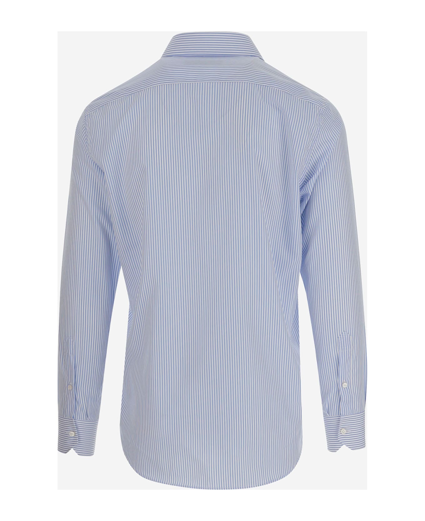 Brian Dales Classic Cotton Shirt - Light Blue